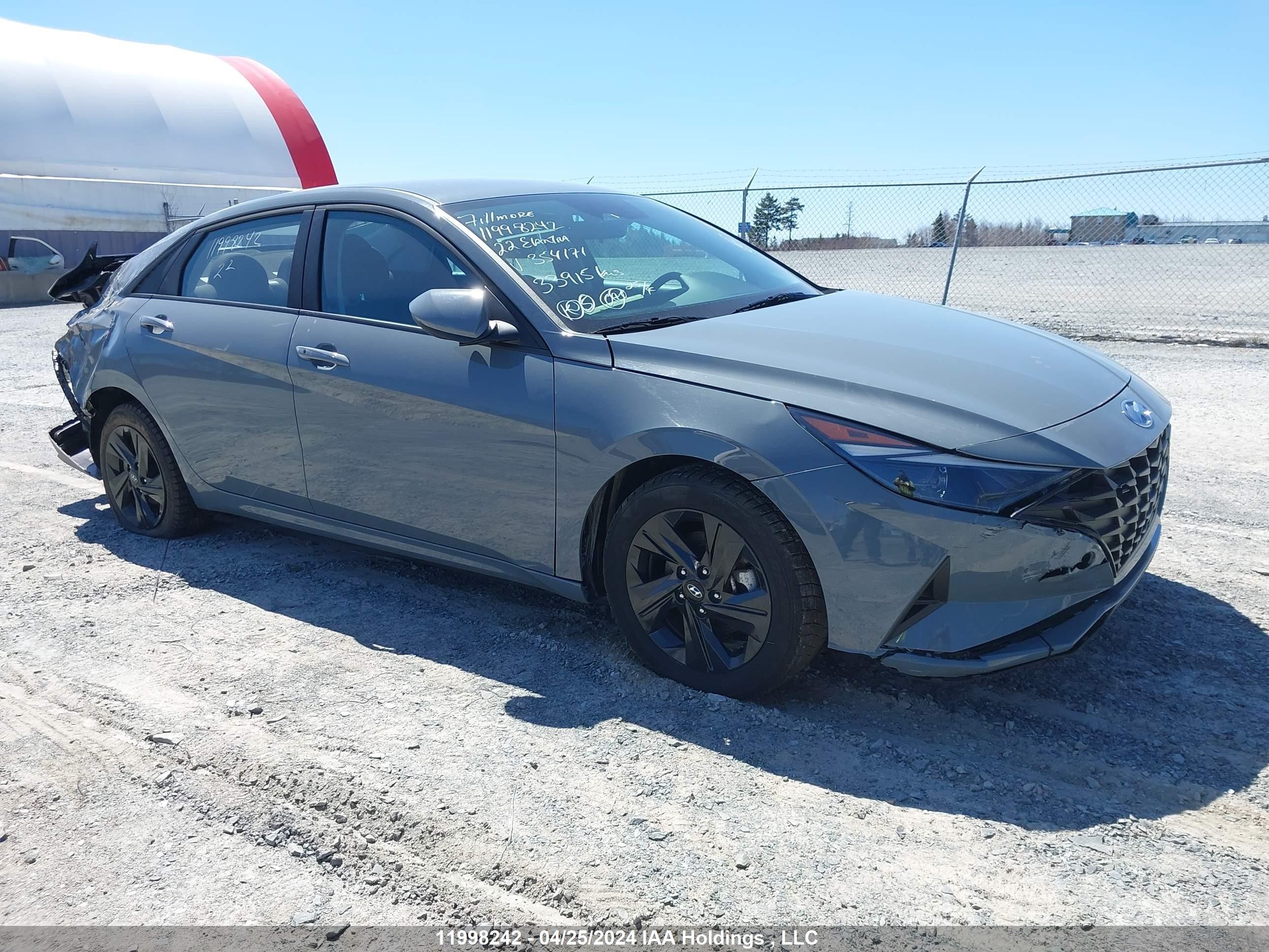 HYUNDAI ELANTRA 2022 kmhlm4ag8nu354171