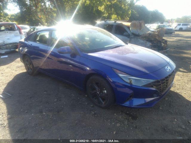 HYUNDAI ELANTRA HYBRID 2021 kmhlm4ajxmu010433