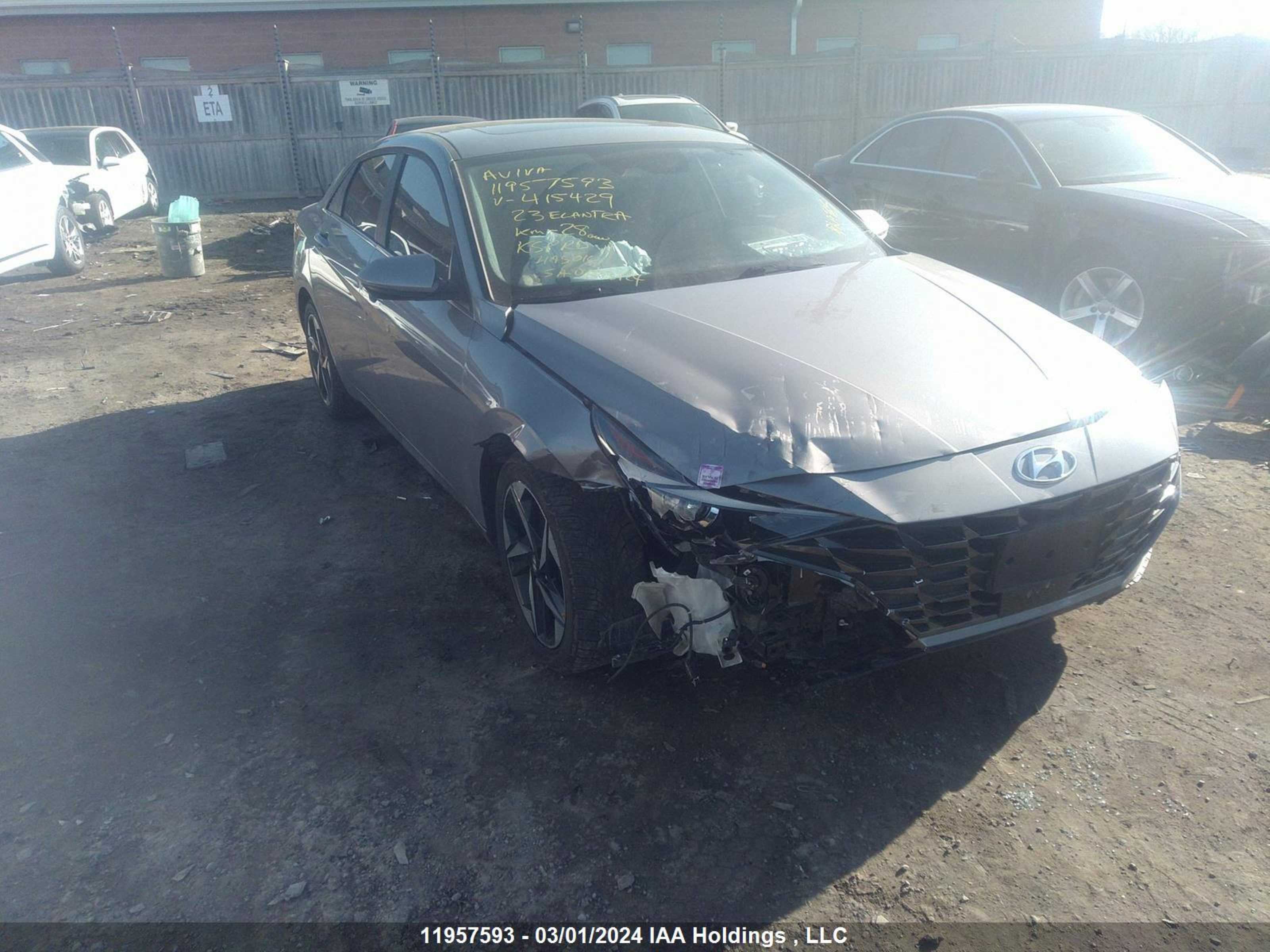 HYUNDAI ELANTRA 2023 kmhln4ag9pu415429