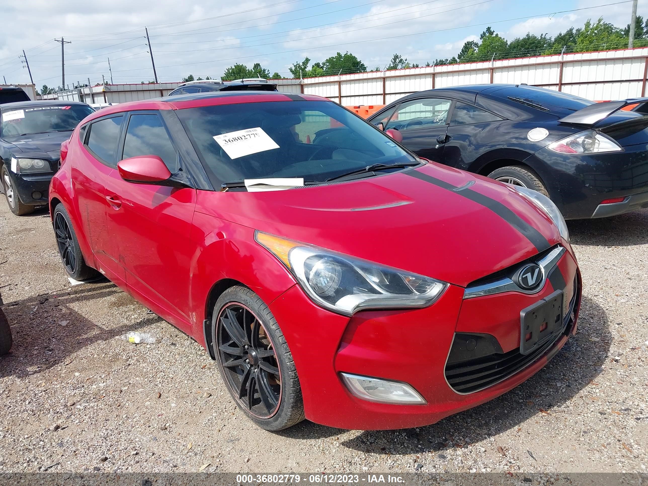 HYUNDAI VELOSTER 2013 kmhtc6ad0du158275