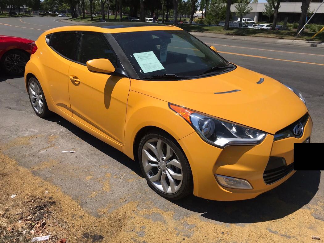 HYUNDAI VELOSTER 2013 kmhtc6ad4du168114