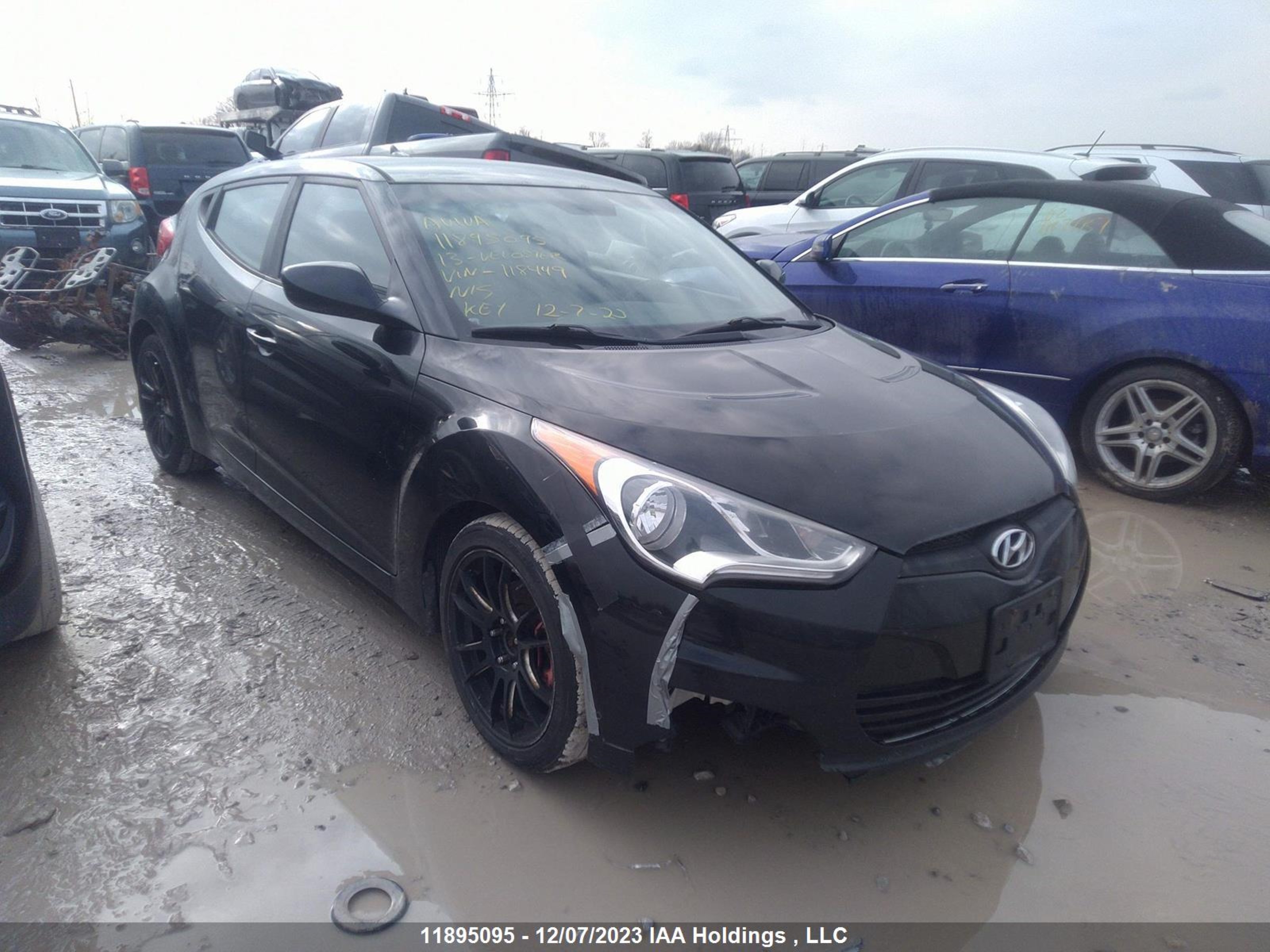 HYUNDAI VELOSTER 2013 kmhtc6ad5du118449