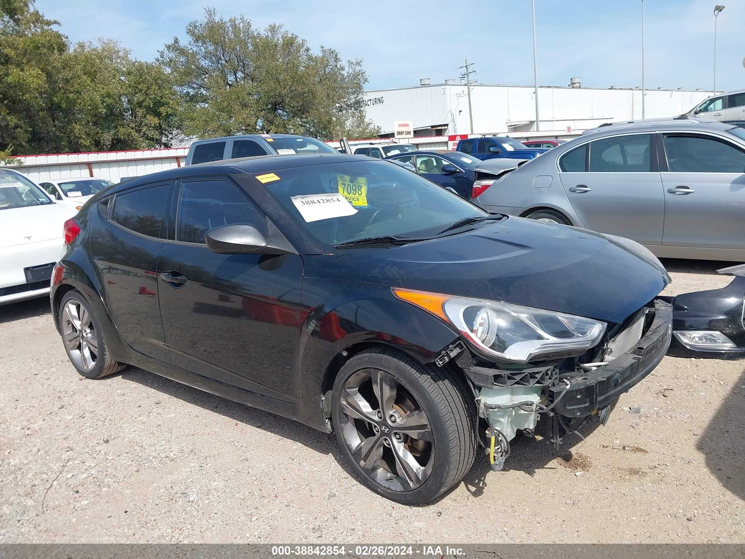 HYUNDAI VELOSTER 2016 kmhtc6ad5gu266718