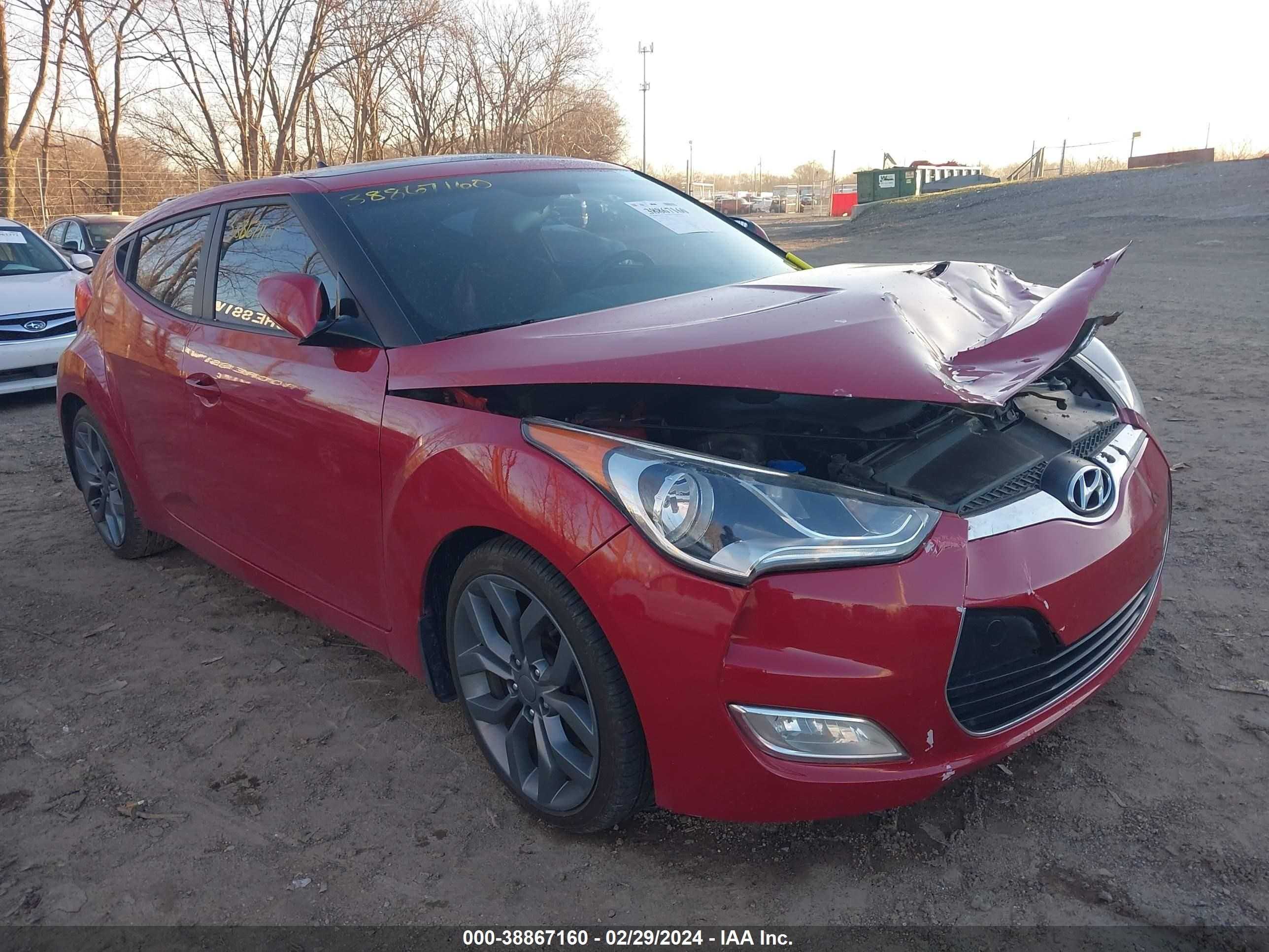 HYUNDAI VELOSTER 2013 kmhtc6ad7du133065