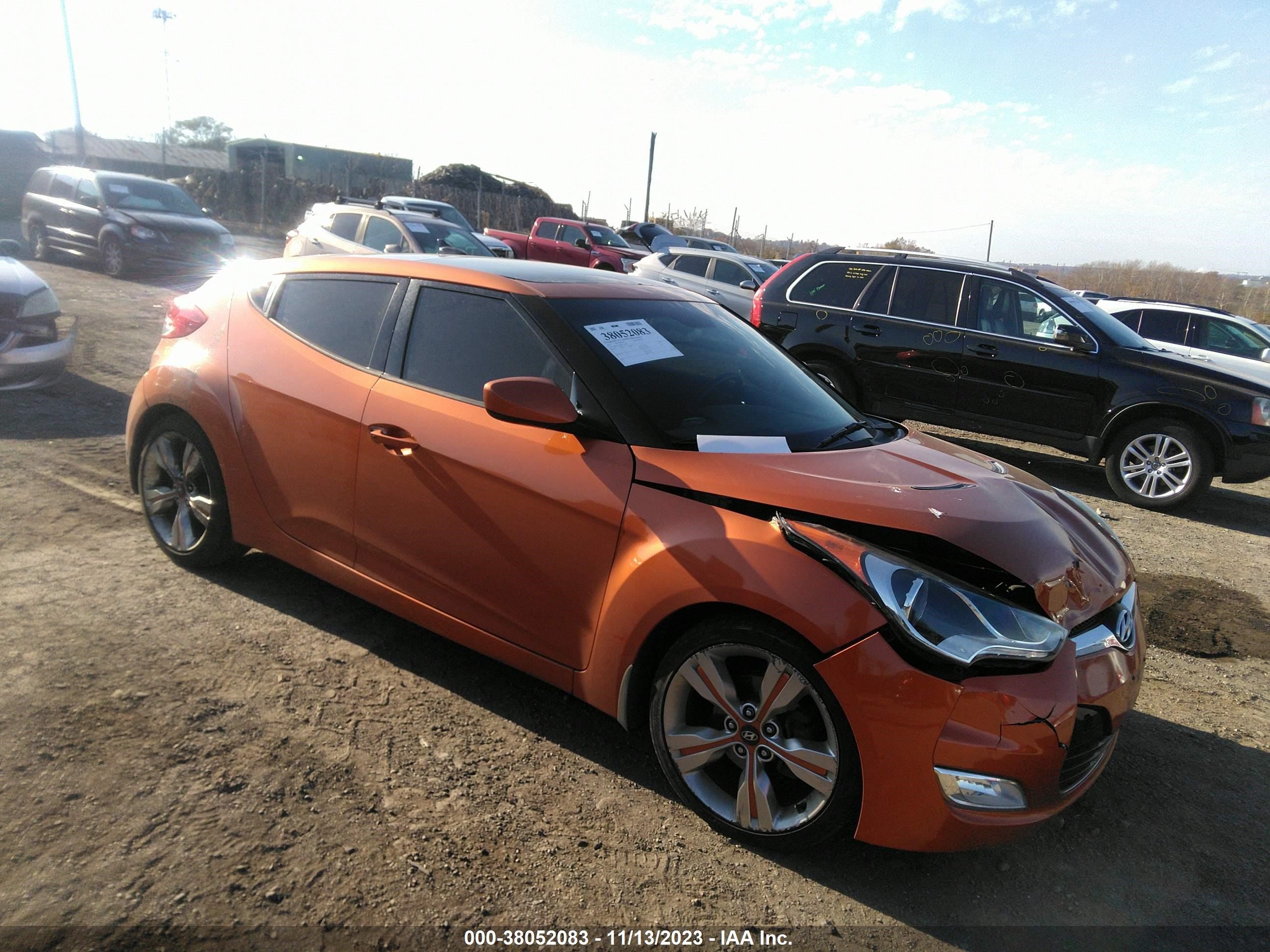 HYUNDAI VELOSTER 2013 kmhtc6ad8du123841