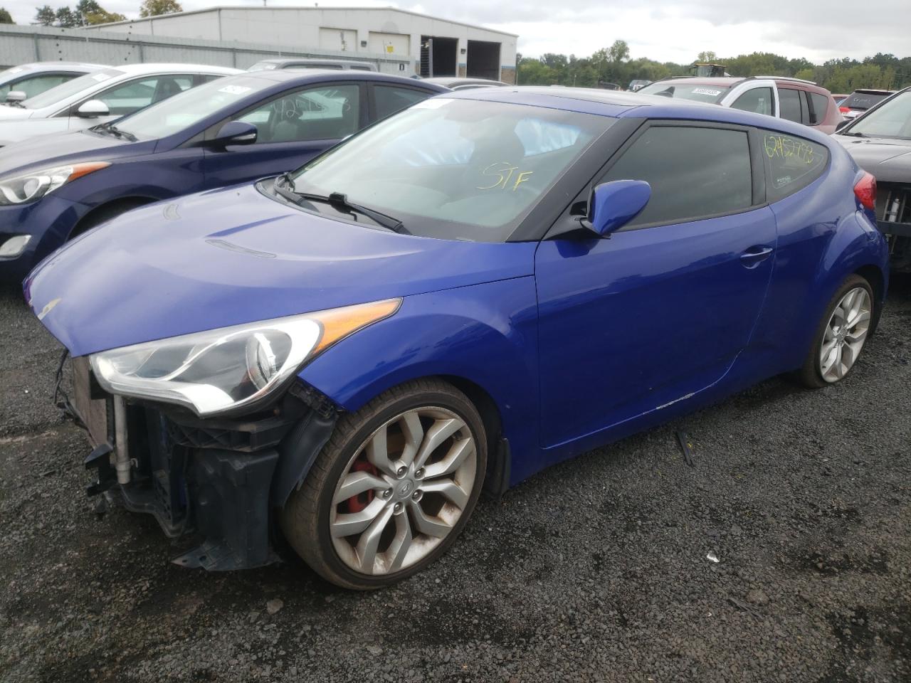 HYUNDAI VELOSTER 2013 kmhtc6ad9du100150