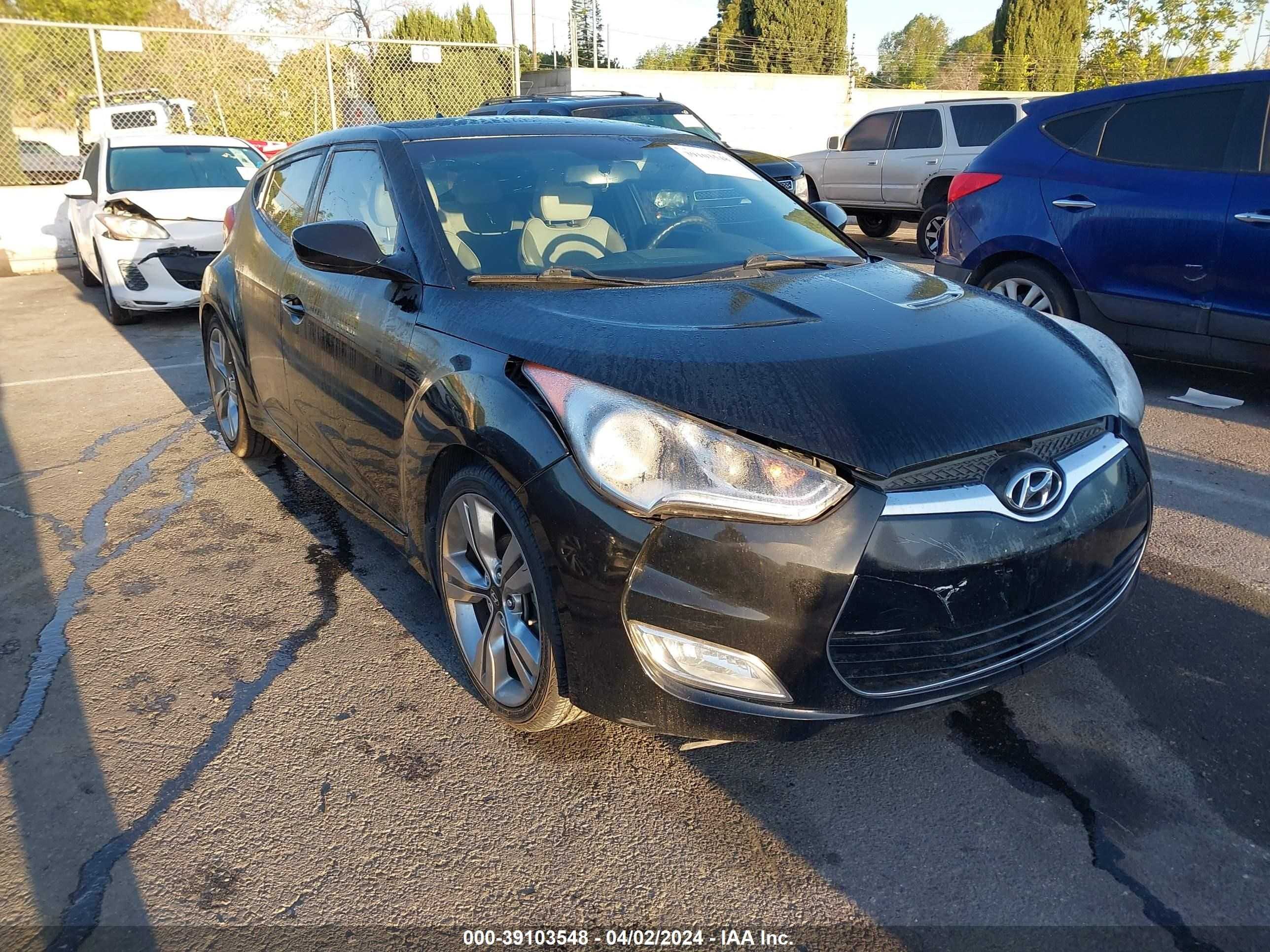 HYUNDAI VELOSTER 2013 kmhtc6ad9du114274