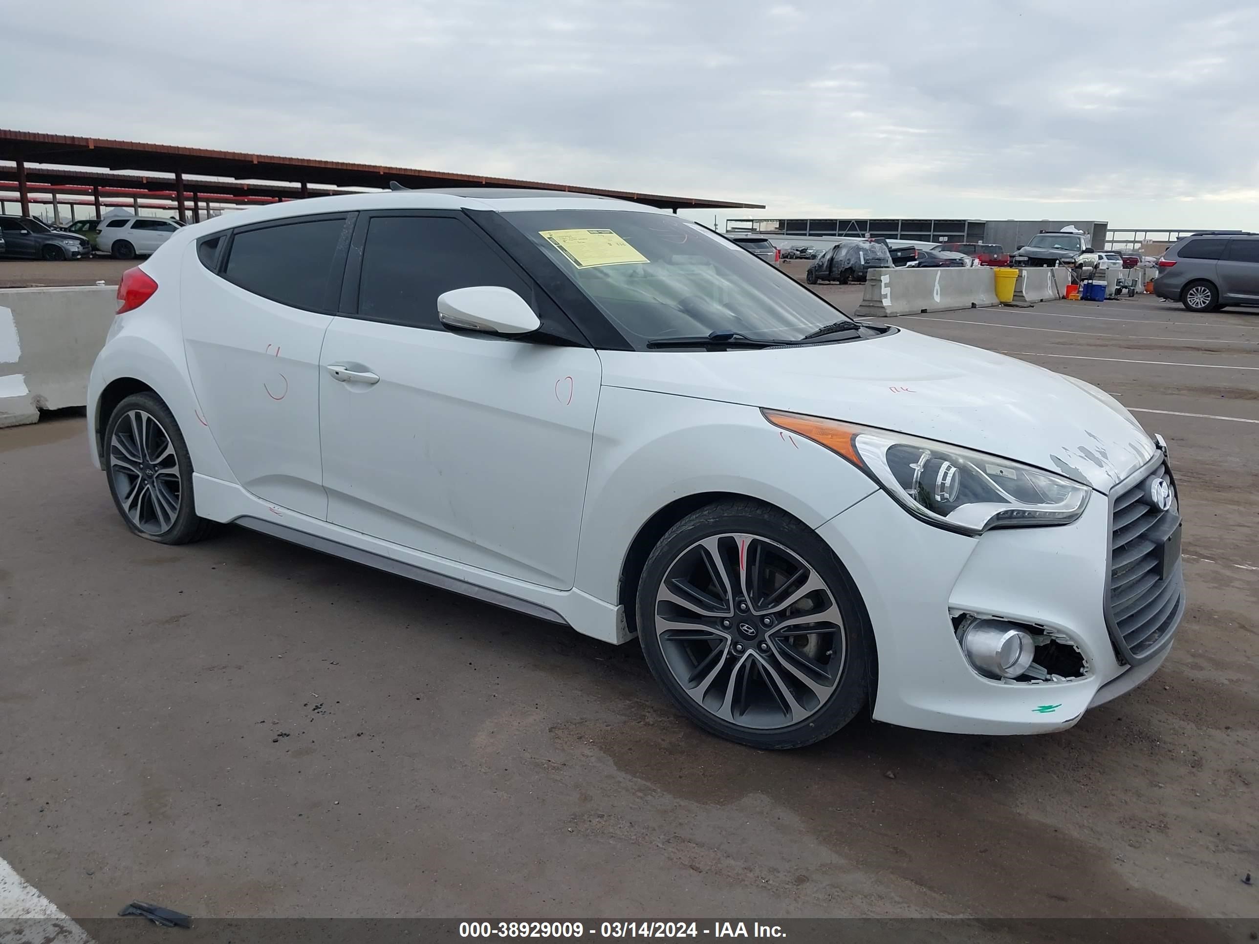 HYUNDAI VELOSTER 2016 kmhtc6ae3gu267908