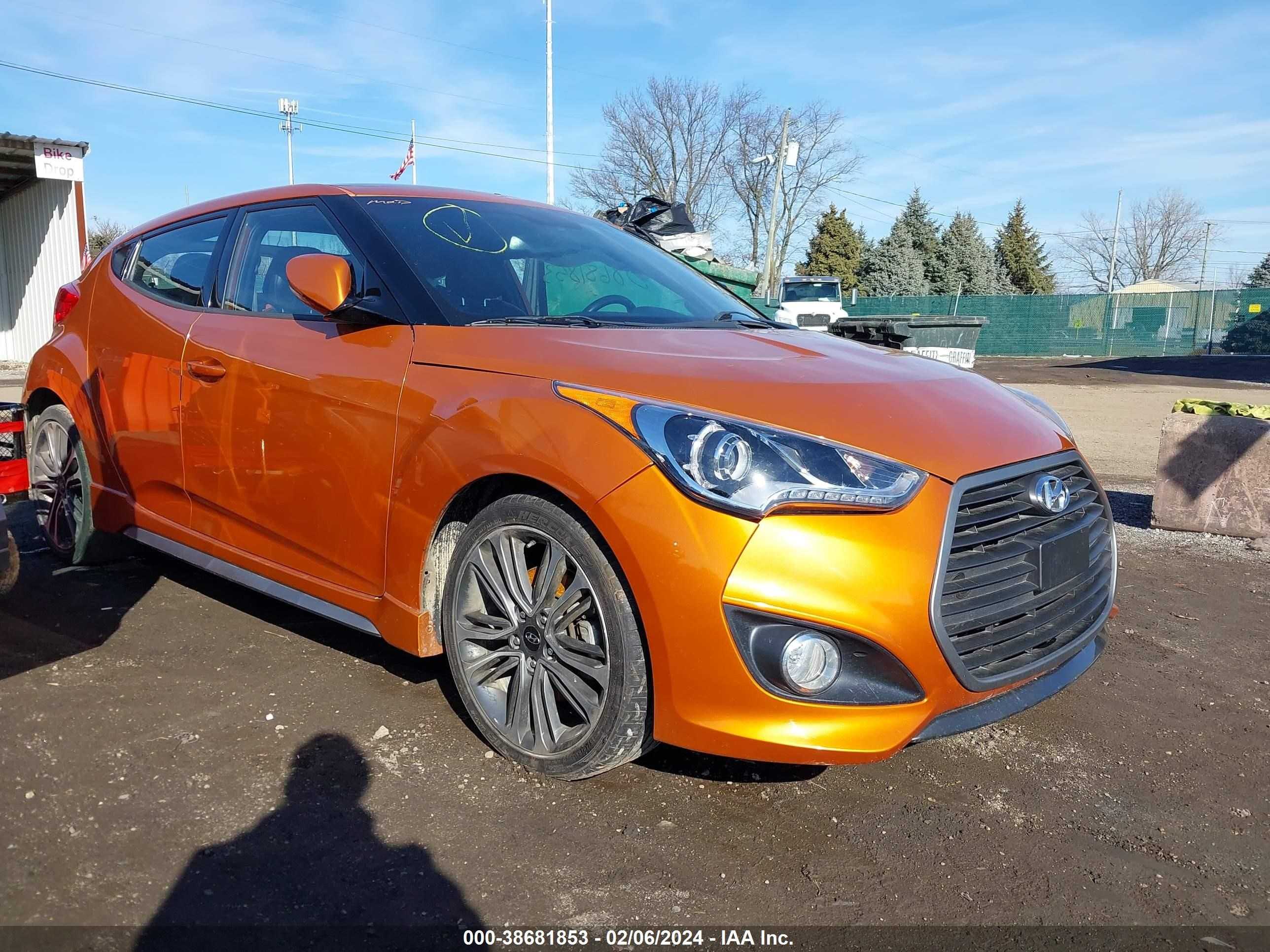 HYUNDAI VELOSTER 2016 kmhtc6ae3gu287396