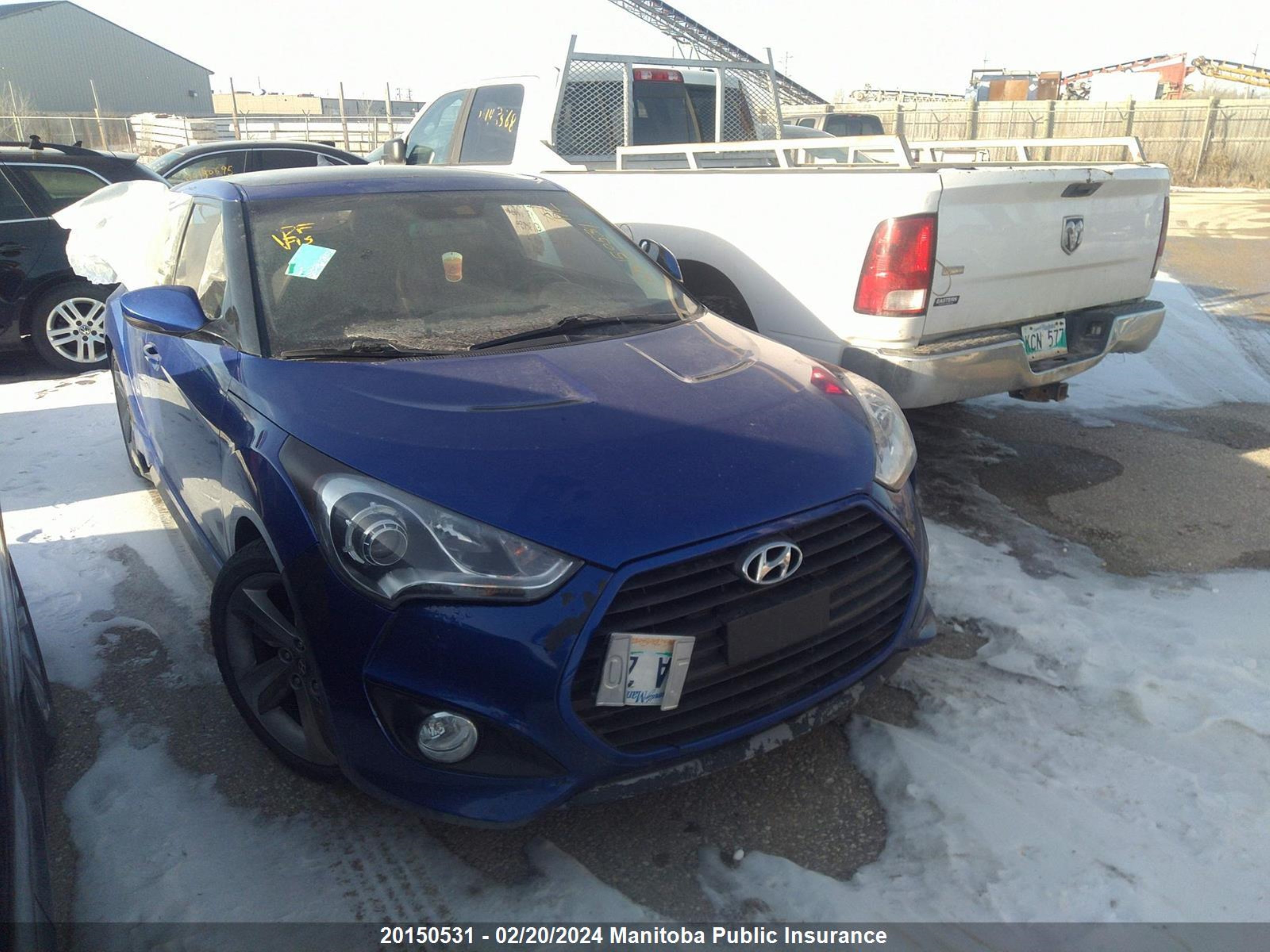 HYUNDAI VELOSTER 2013 kmhtc6ae4du131959