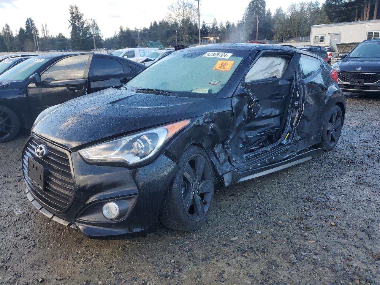 HYUNDAI VELOSTER 2013 kmhtc6ae5du129279