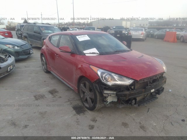 HYUNDAI VELOSTER 2013 kmhtc6ae8du118521