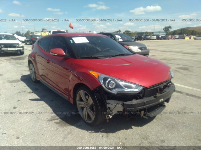 HYUNDAI VELOSTER 2013 kmhtc6ae8du150370