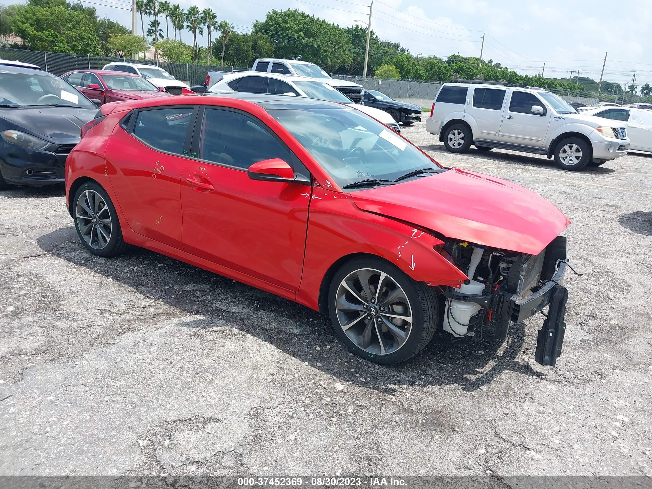 HYUNDAI VELOSTER 2019 kmhtg6af1ku005830