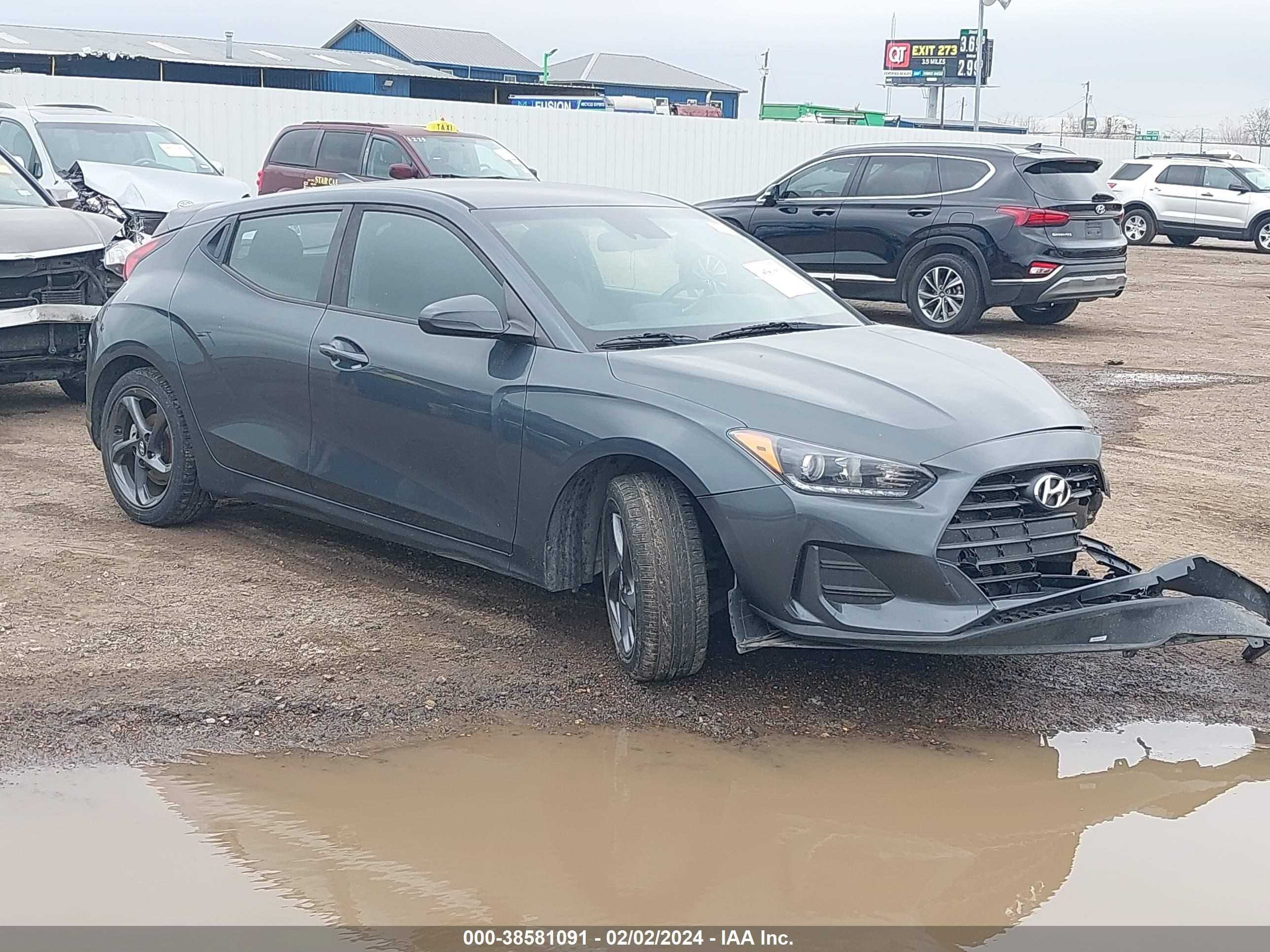 HYUNDAI VELOSTER 2019 kmhtg6af2ku018327