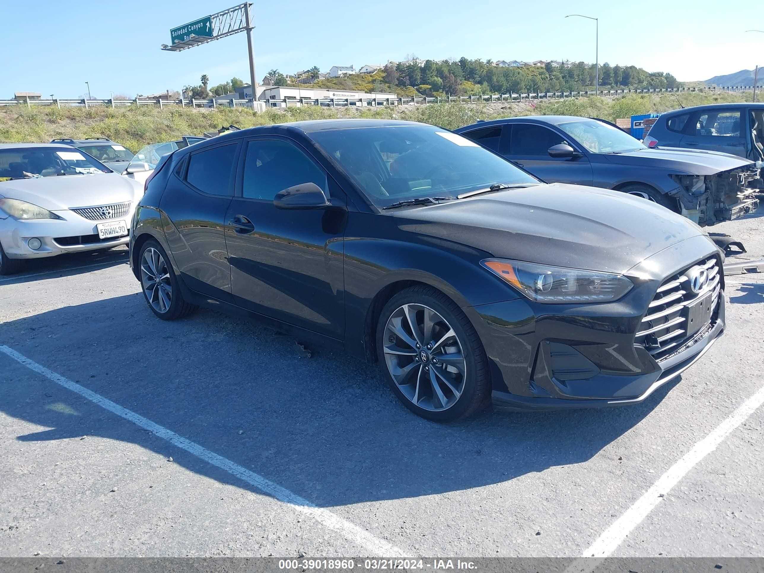 HYUNDAI VELOSTER 2019 kmhtg6af8ku015285