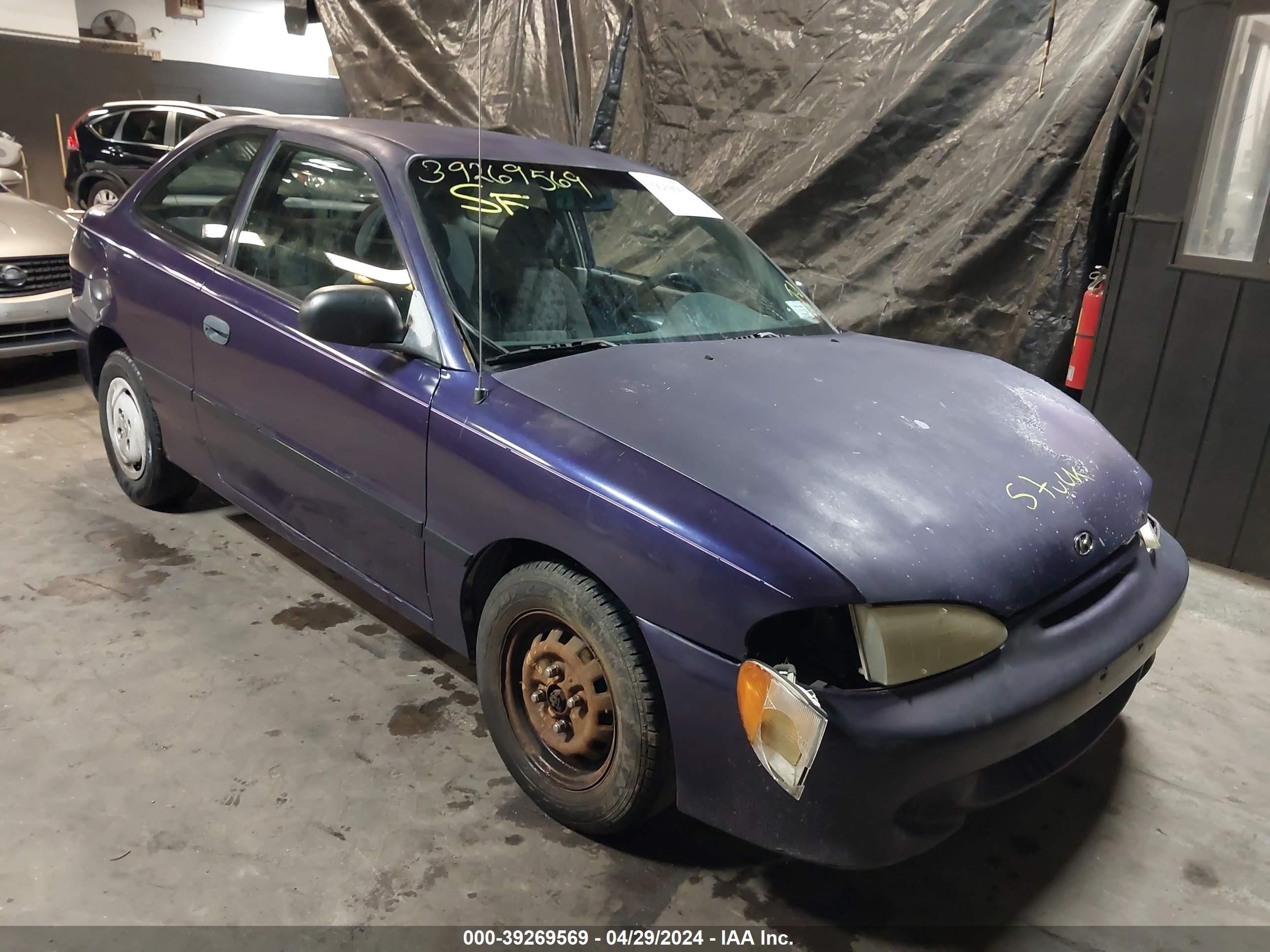 HYUNDAI ACCENT 1996 kmhvd14n8tu187406