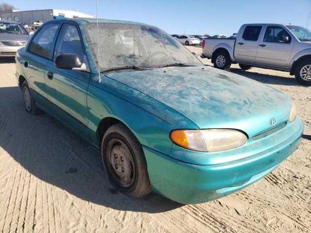 HYUNDAI ACCENT 1995 kmhvf14n1su199552