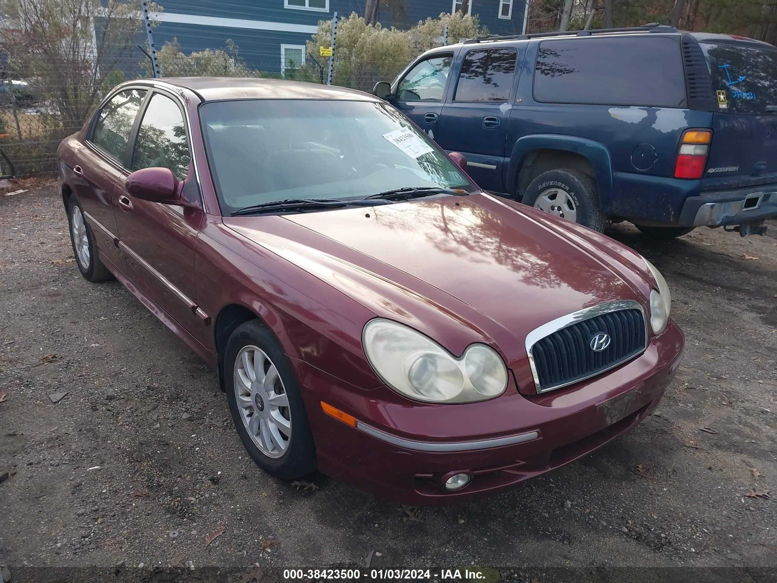 HYUNDAI SONATA 2003 kmhwf35h83a901877