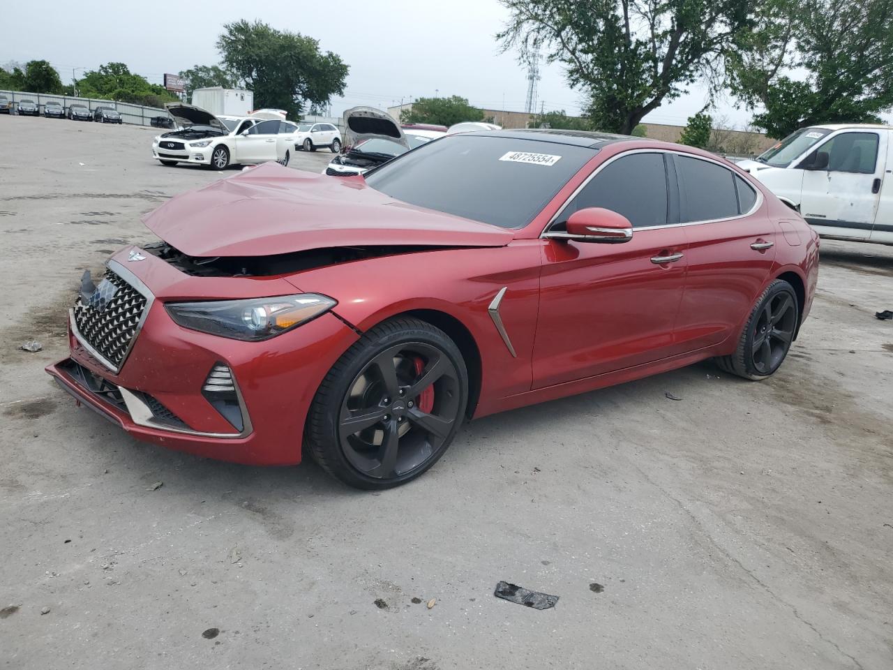 GENESIS G70 2019 kmtg34le6ku015359