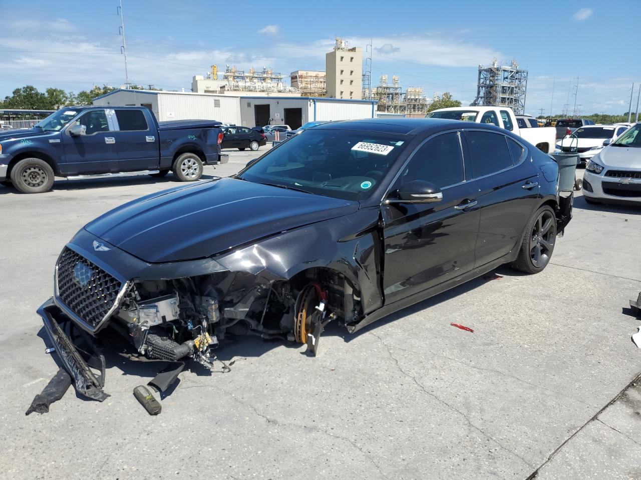 GENESIS G70 2019 kmtg34le6ku015586