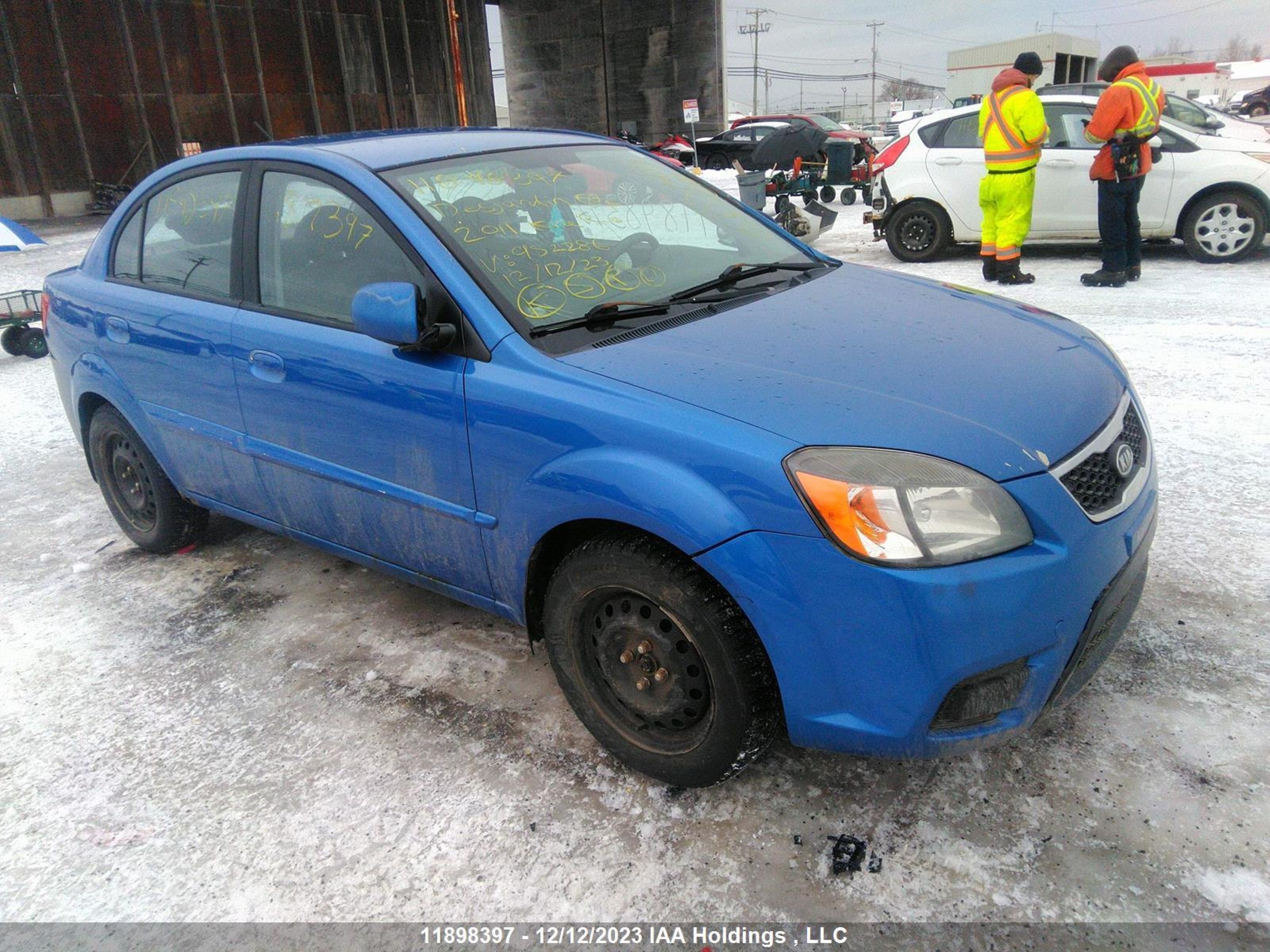 KIA RIO 2011 knadh4b35b6952286