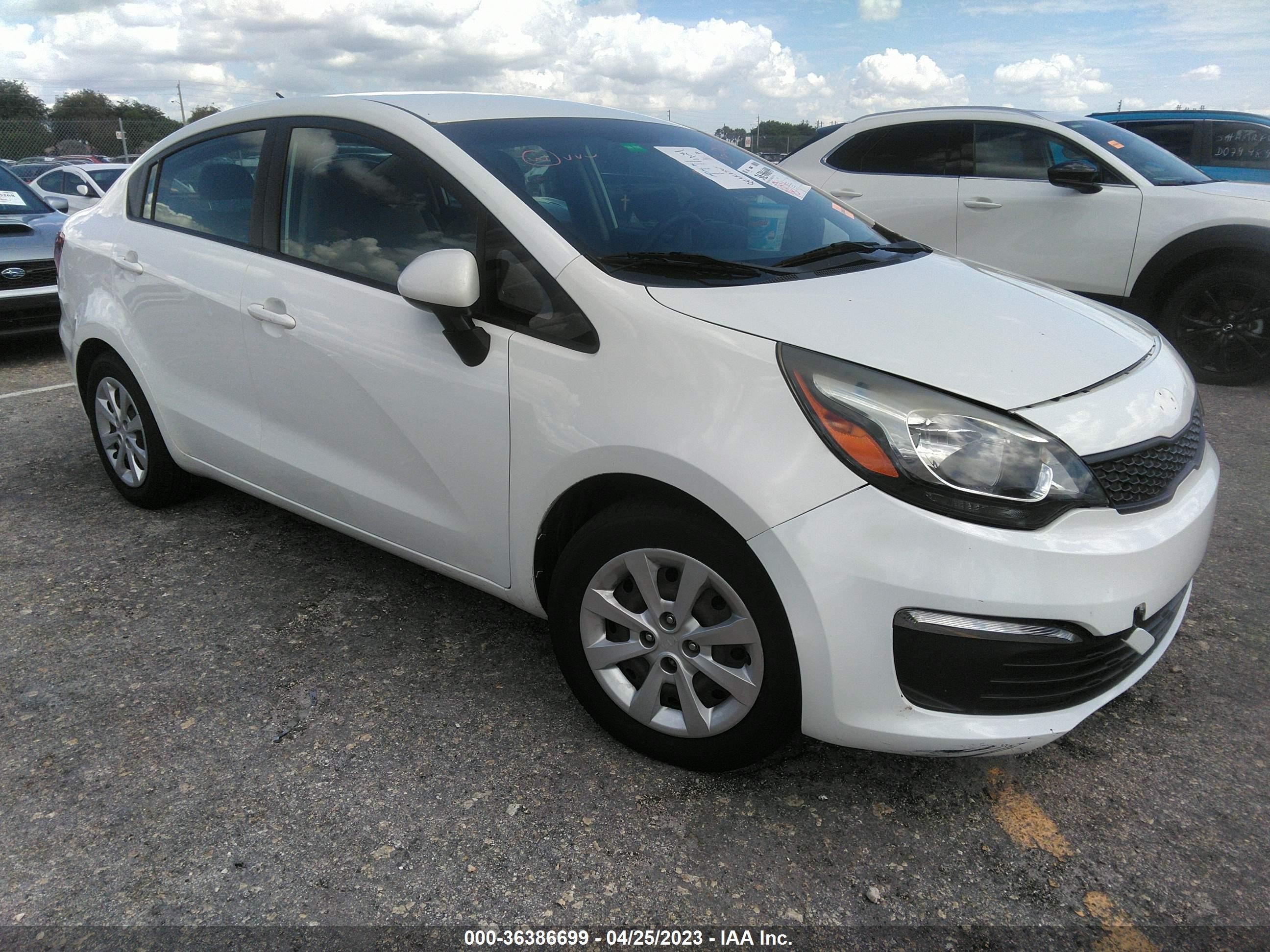 KIA RIO 2016 knadm4a30g6545206