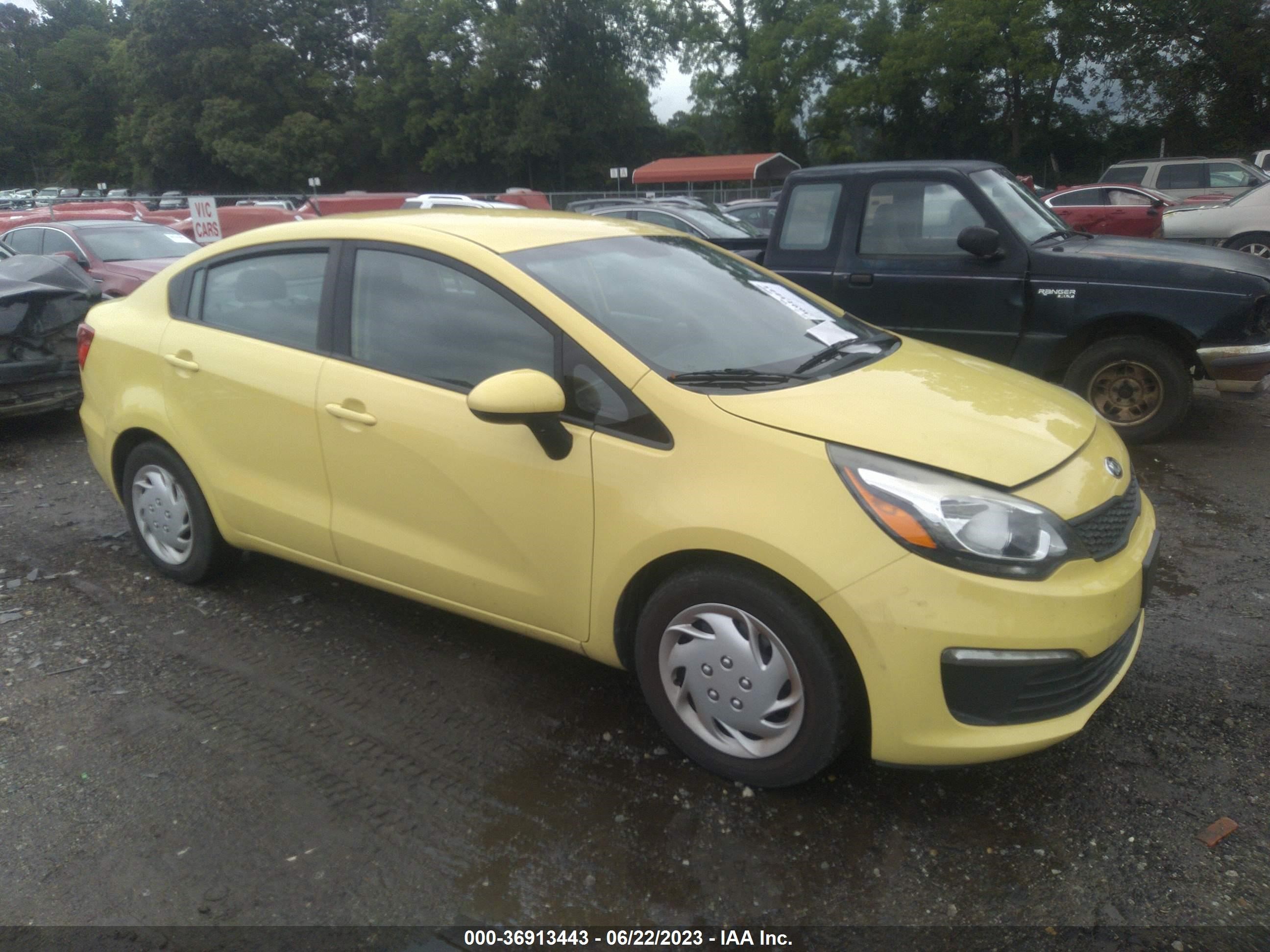 KIA RIO 2016 knadm4a30g6695641