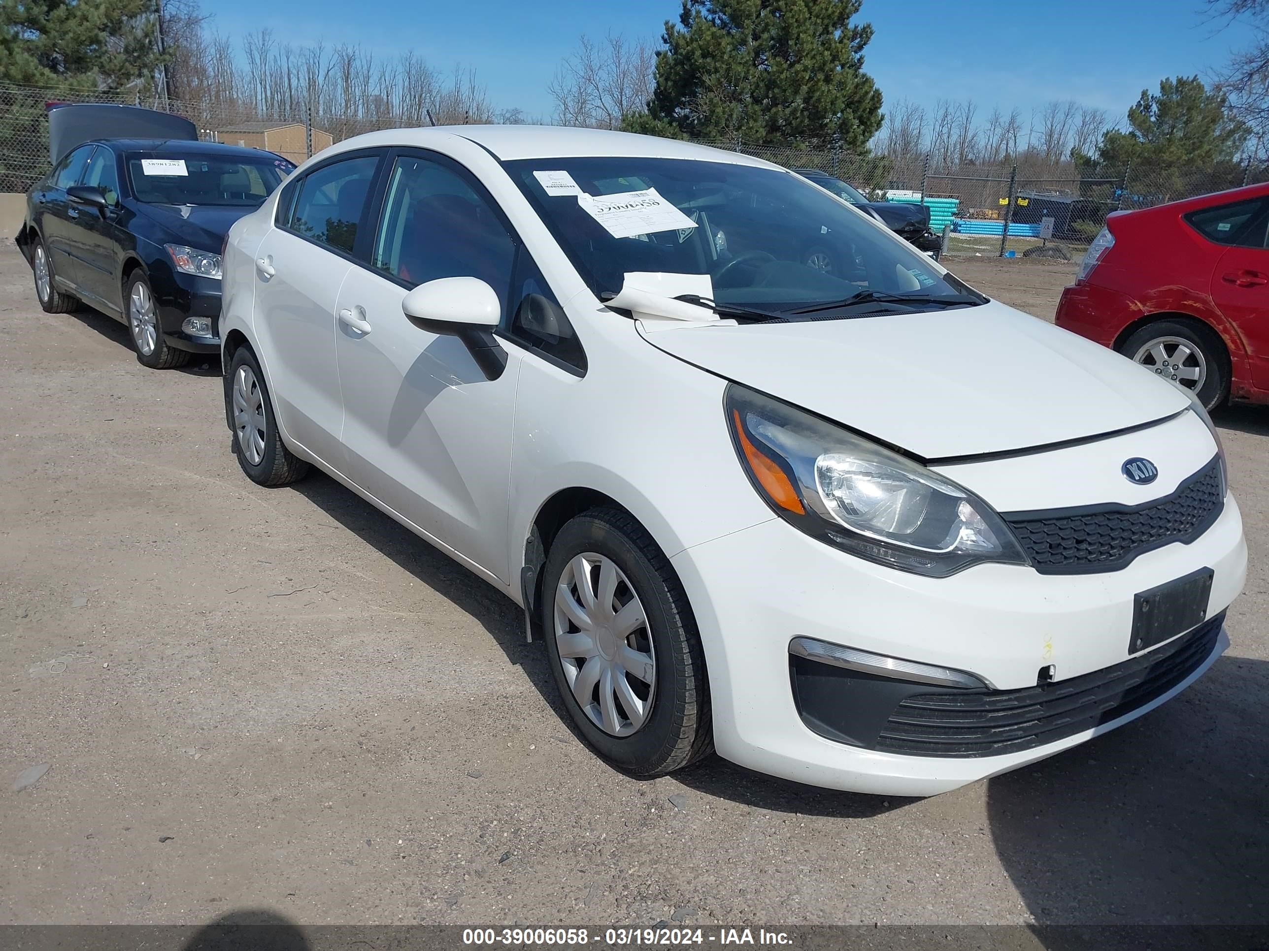 KIA RIO 2016 knadm4a32g6553291