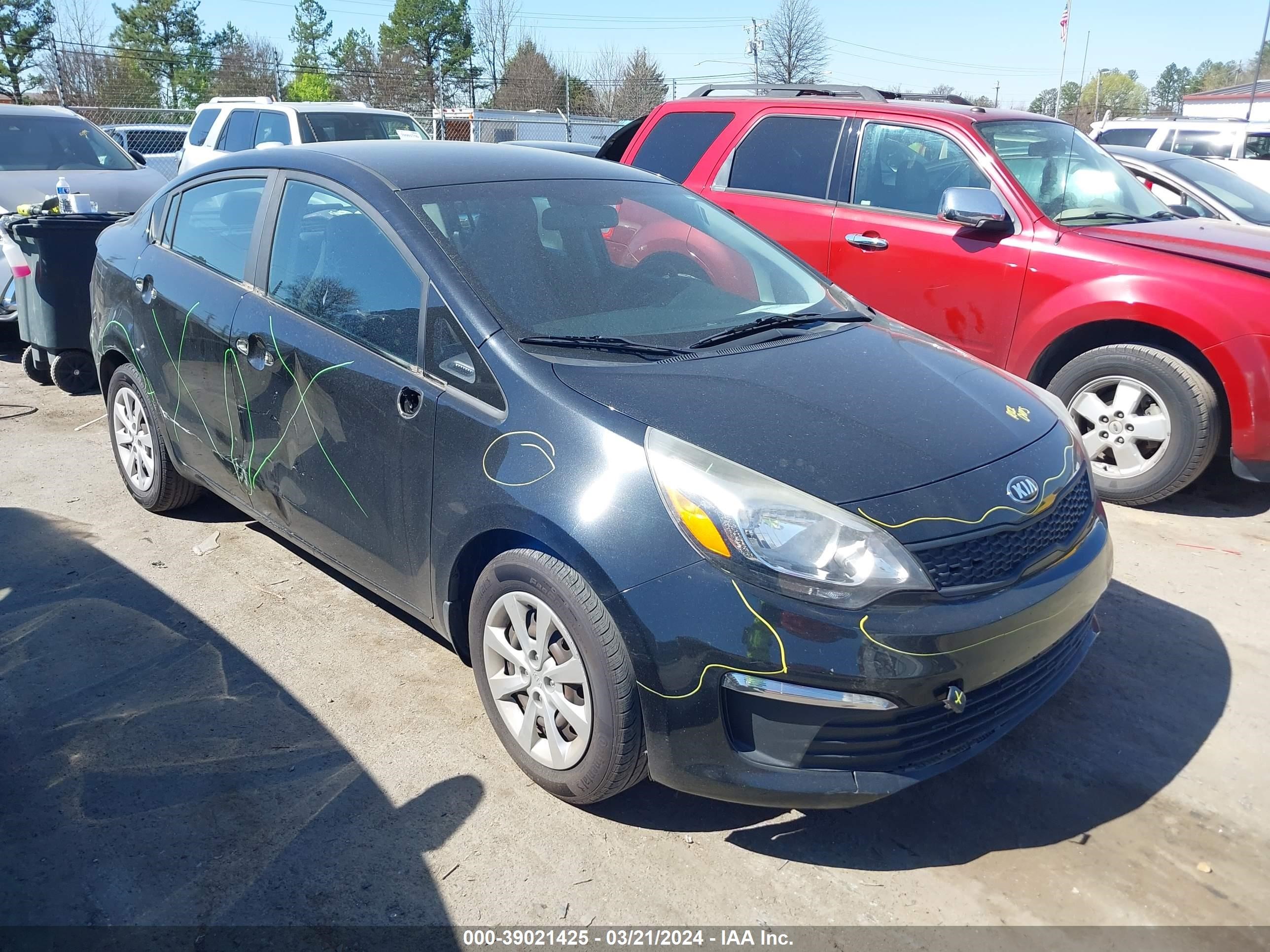 KIA RIO LX 2017 knadm4a36h6014626