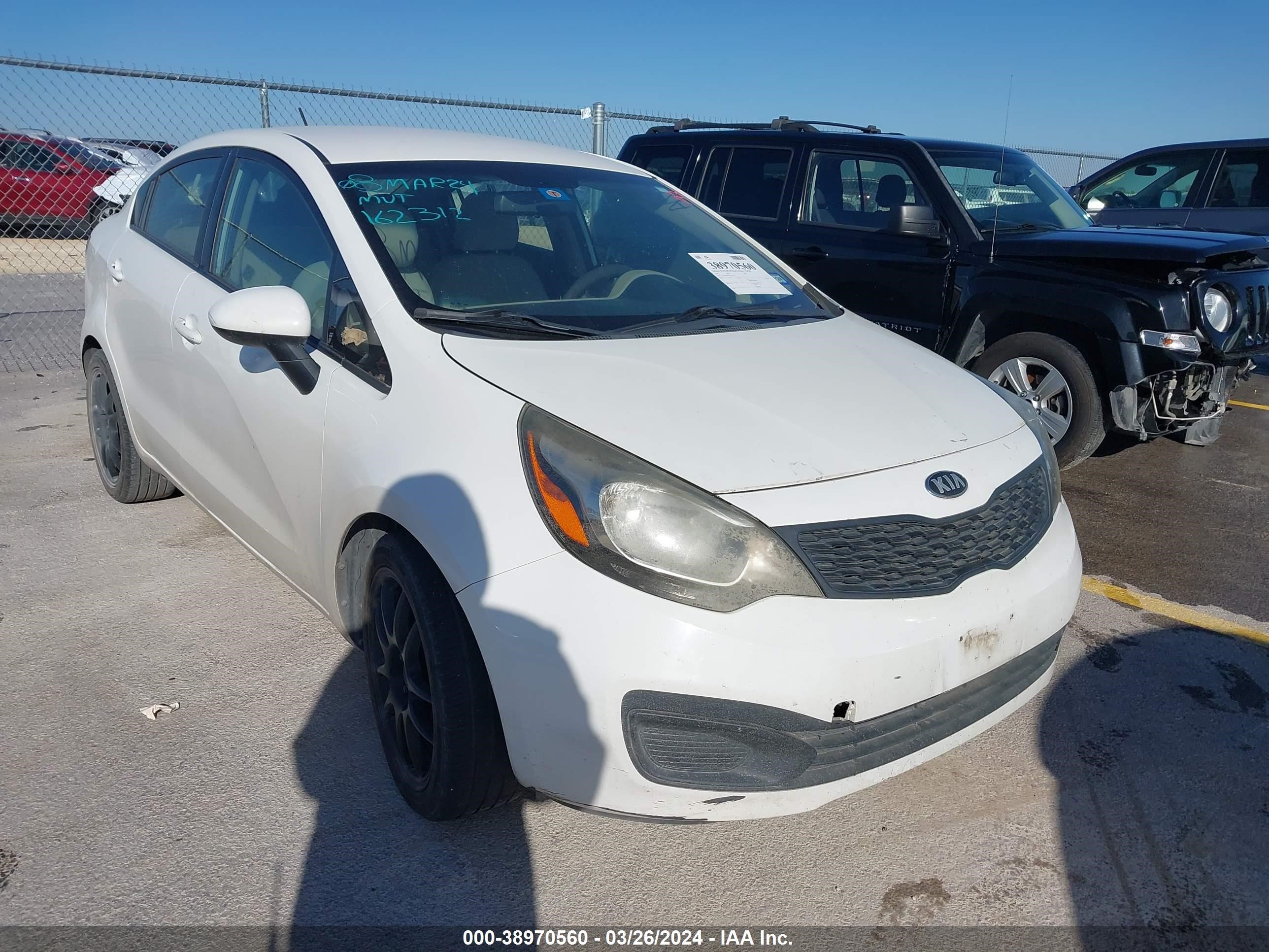 KIA RIO 2013 knadm4a37d6162312