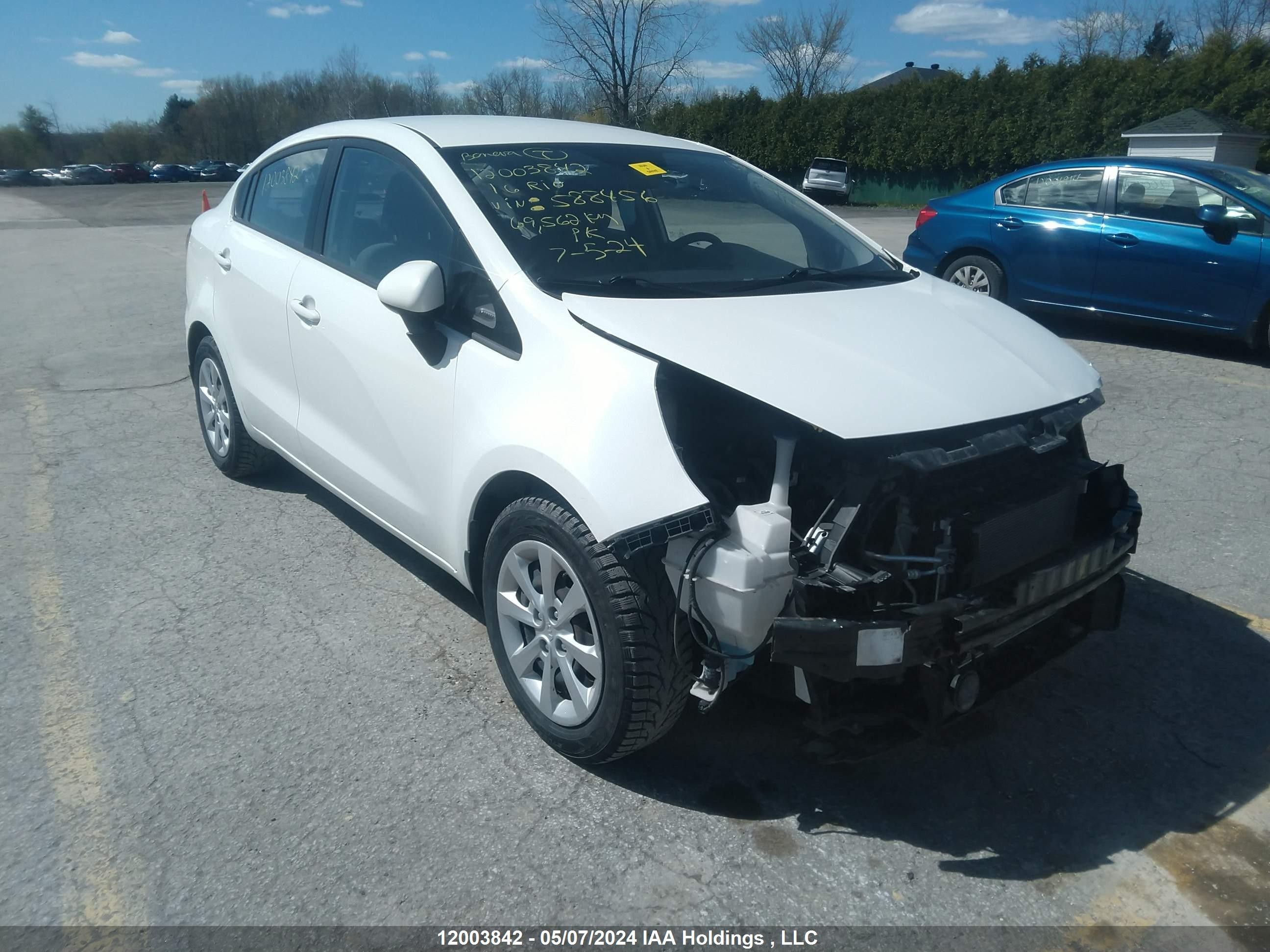 KIA RIO 2016 knadm4a37g6588456