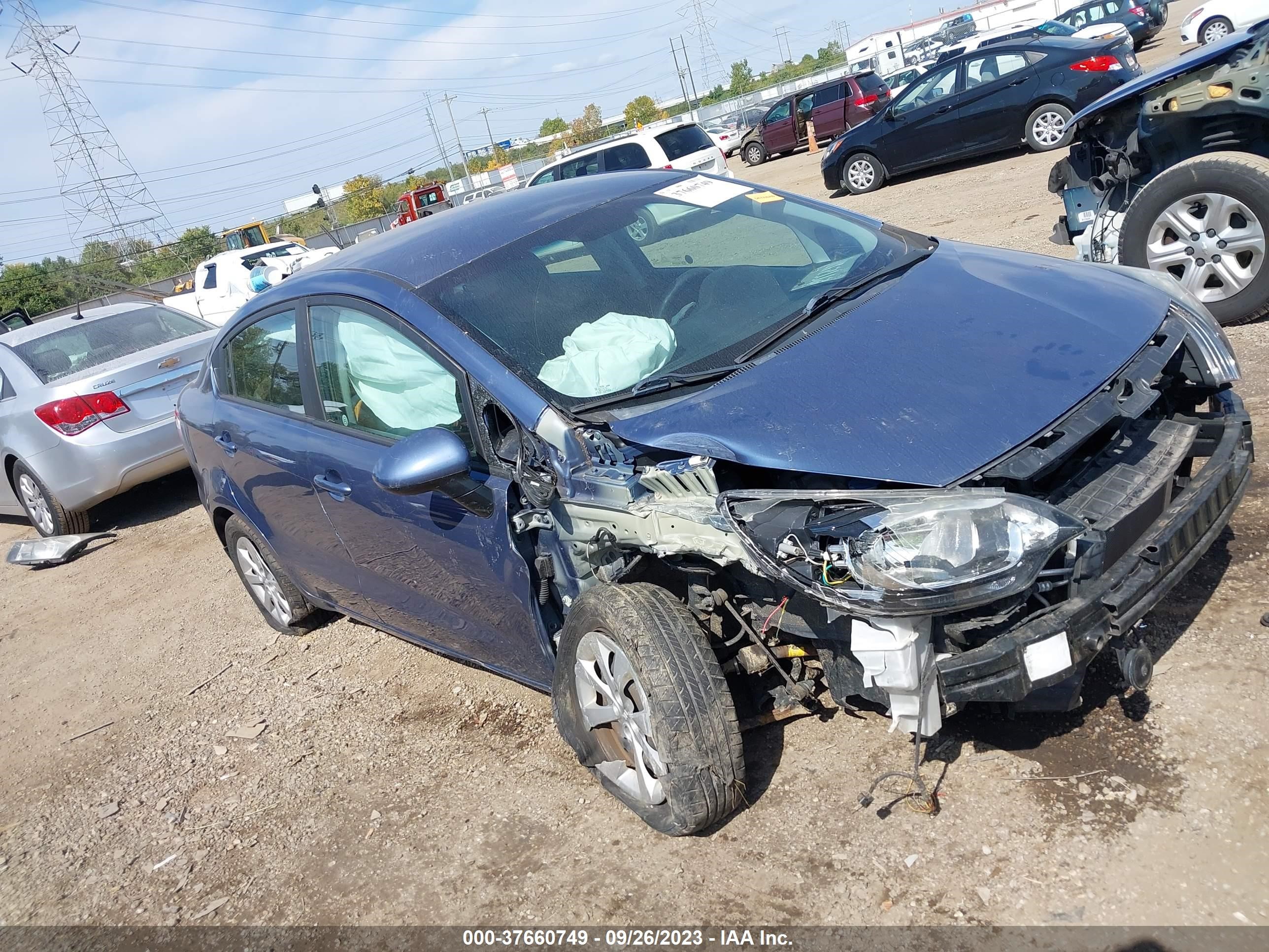 KIA RIO 2016 knadm4a37g6667075