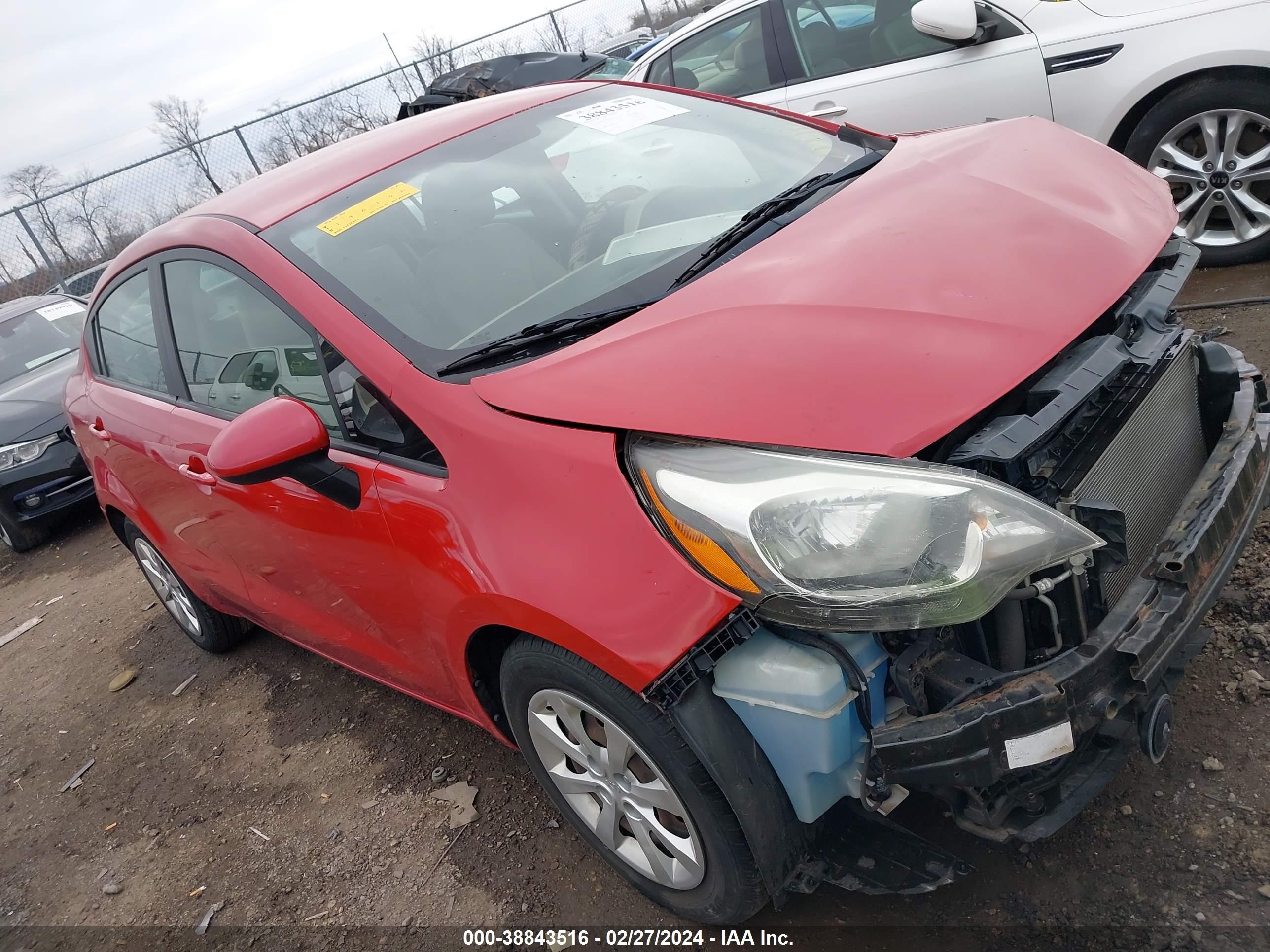 KIA RIO 2013 knadm4a39d6190192