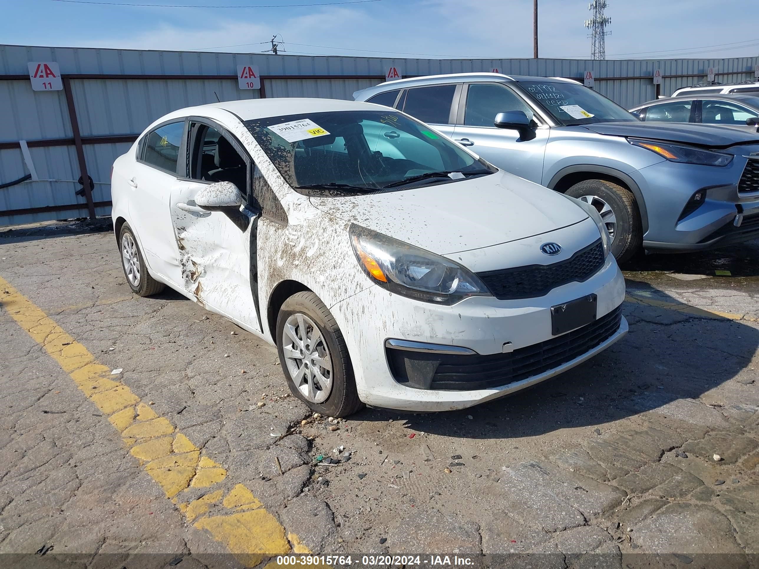 KIA RIO 2017 knadm4a39h6103977