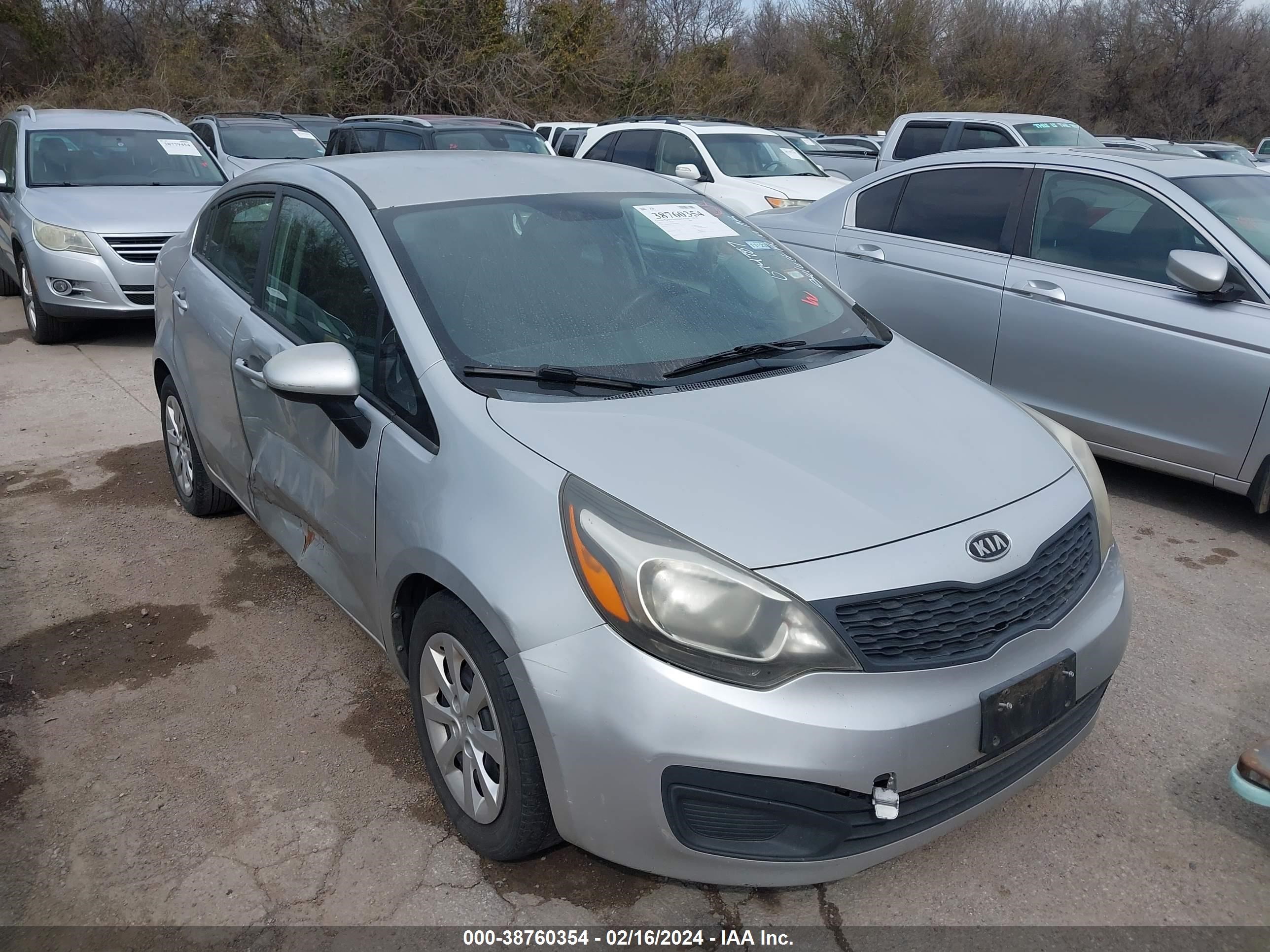 KIA RIO 2012 knadm4a3xc6074787