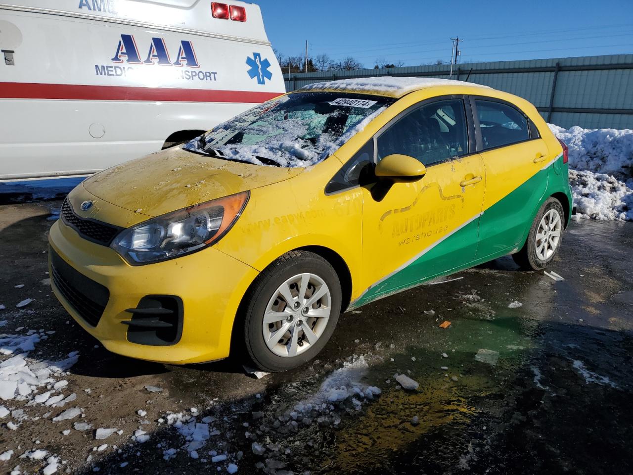 KIA RIO 2016 knadm5a30g6601554