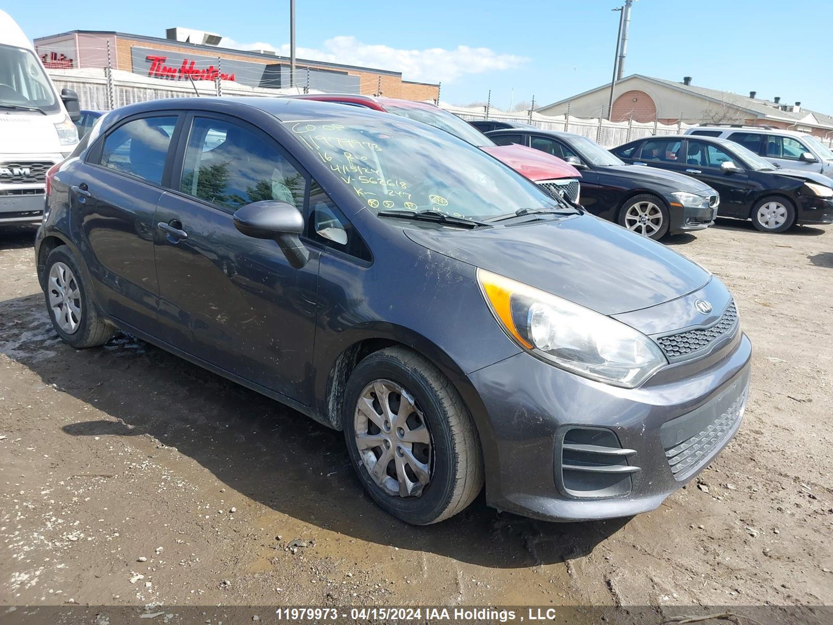 KIA RIO 2016 knadm5a31g6562618