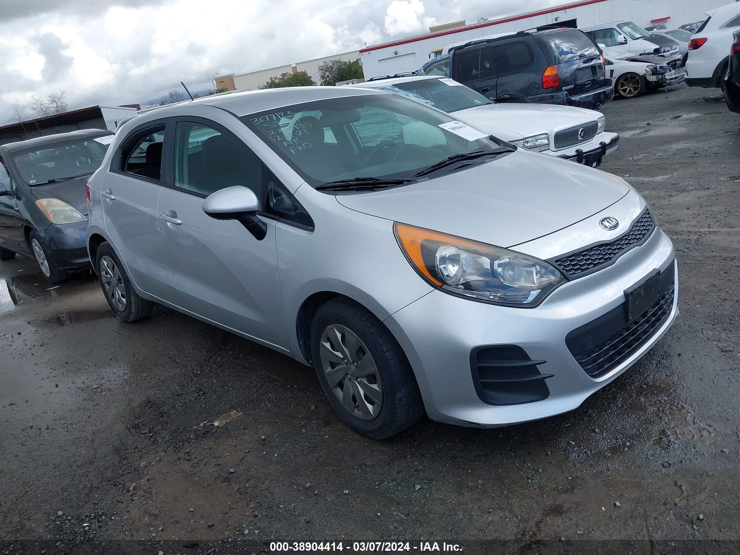 KIA RIO LX 2016 knadm5a31g6639617