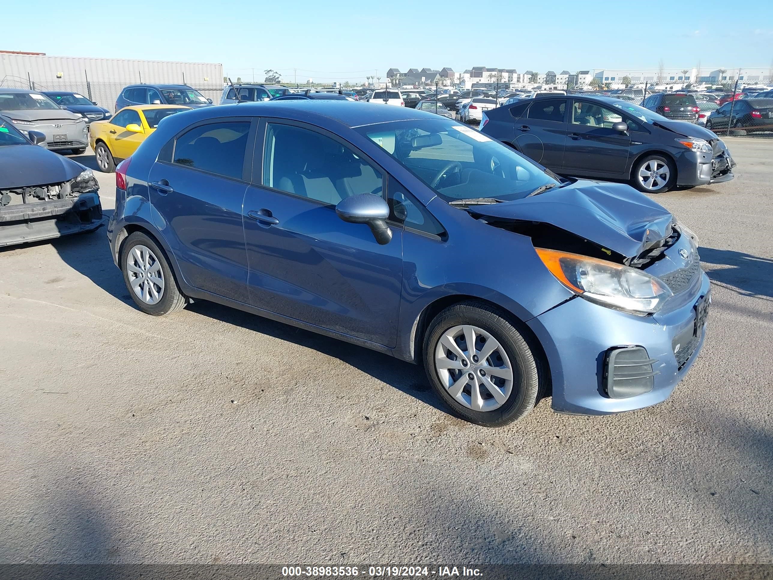 KIA RIO 2016 knadm5a39g6676222