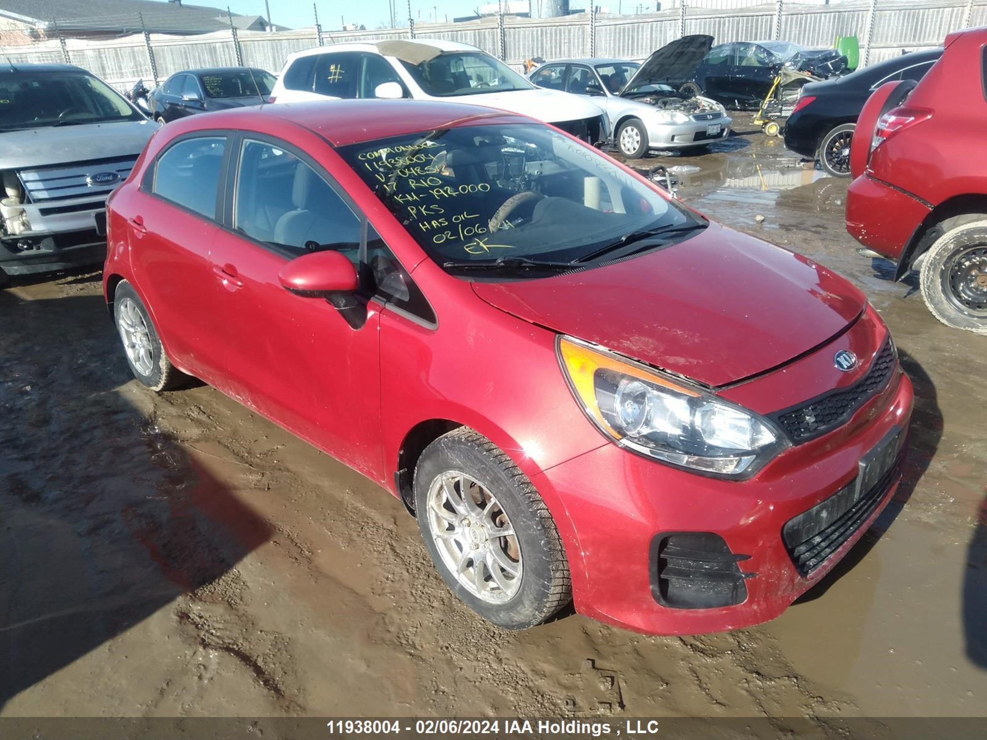 KIA RIO 2017 knadm5a3xh6048512