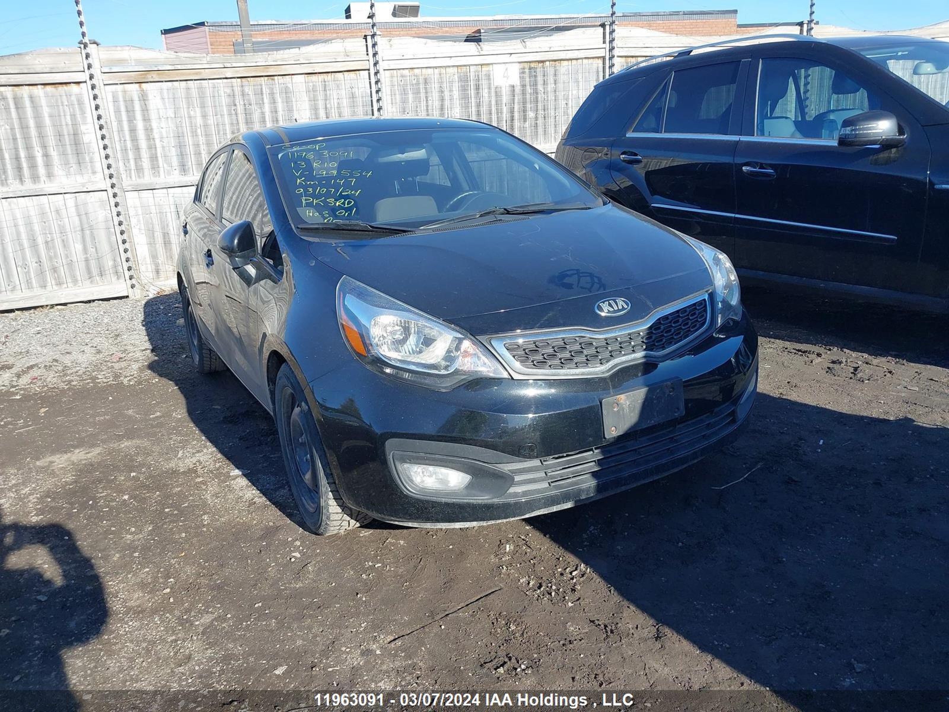 KIA RIO 2013 knadn4a30d6199554