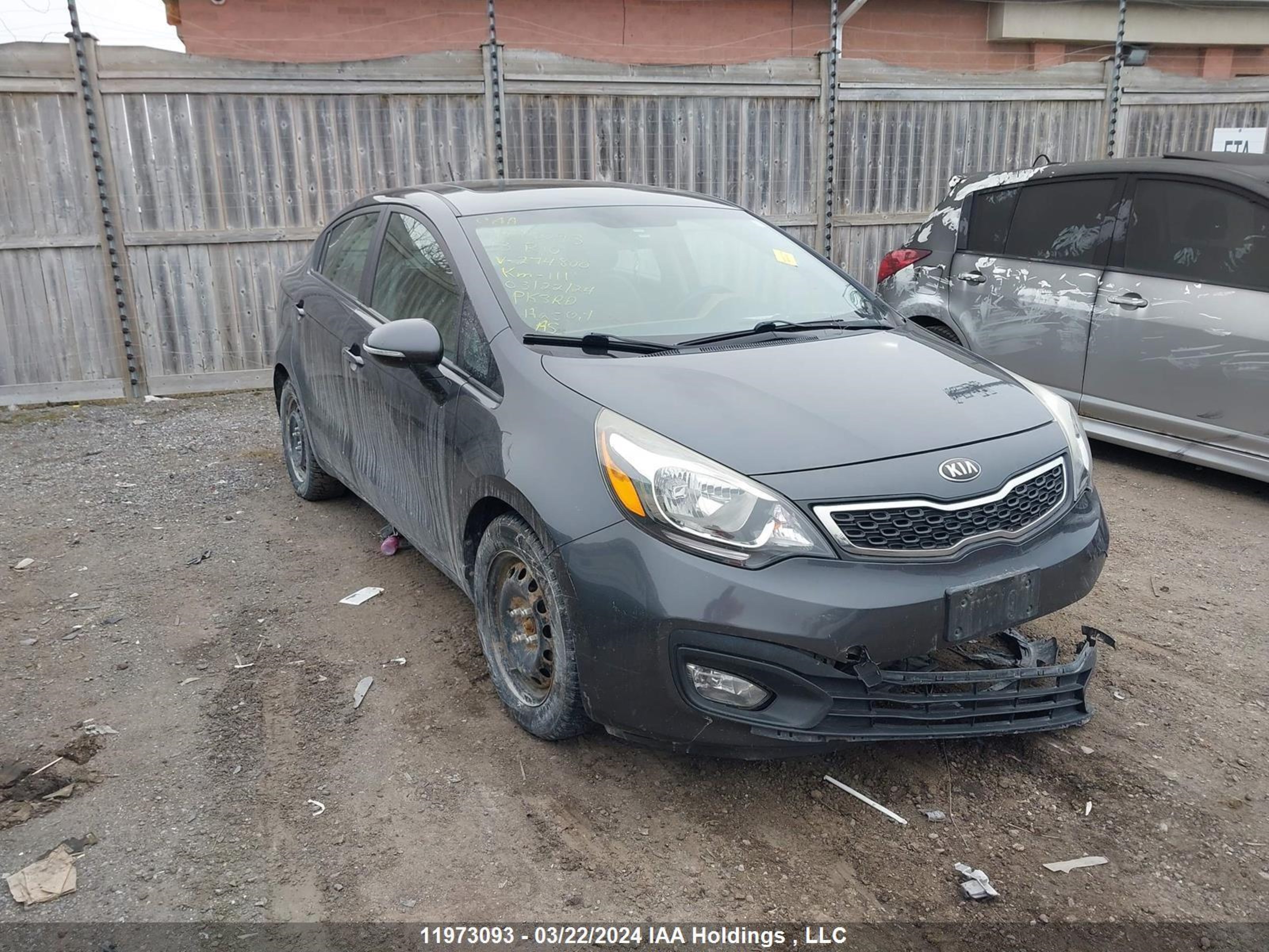 KIA RIO 2013 knadn4a33d6274800