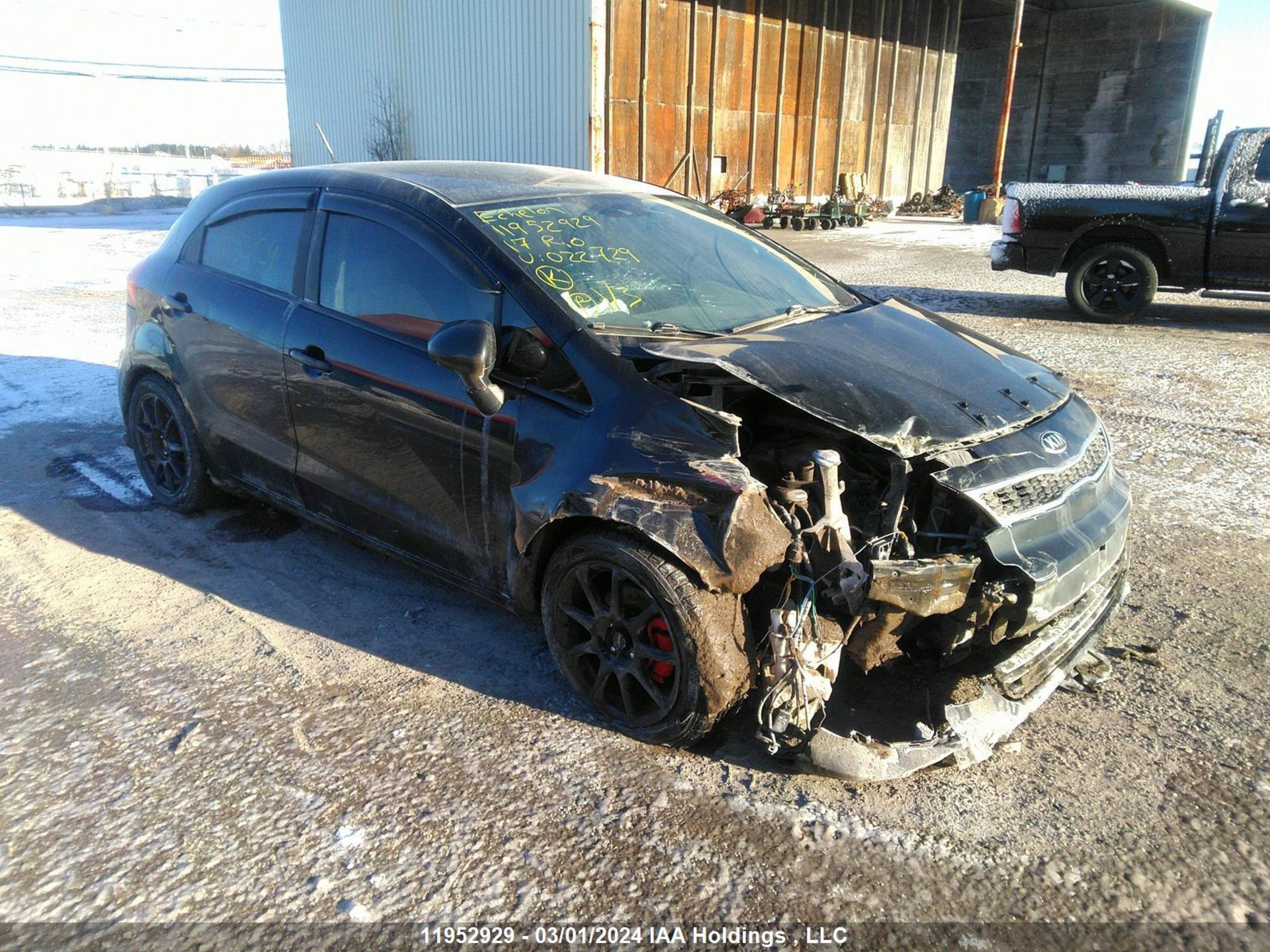 KIA RIO 2017 knadn5a38h6022729