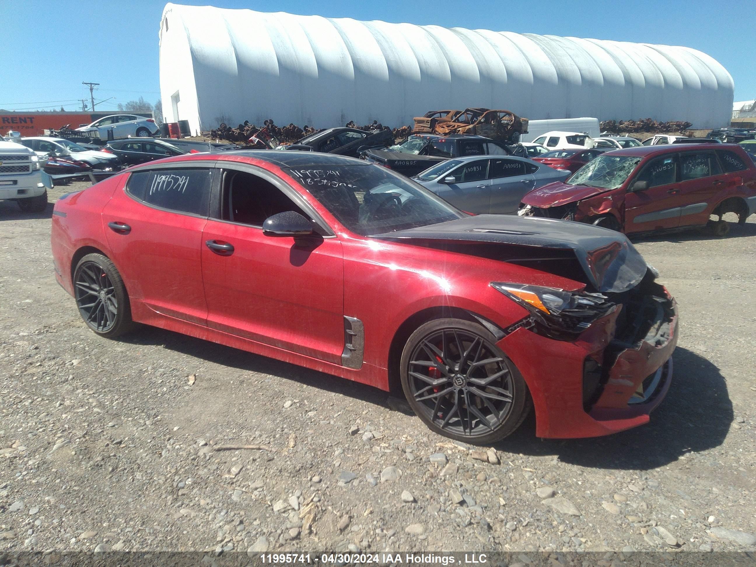 KIA STINGER 2018 knae35lc7j6016238