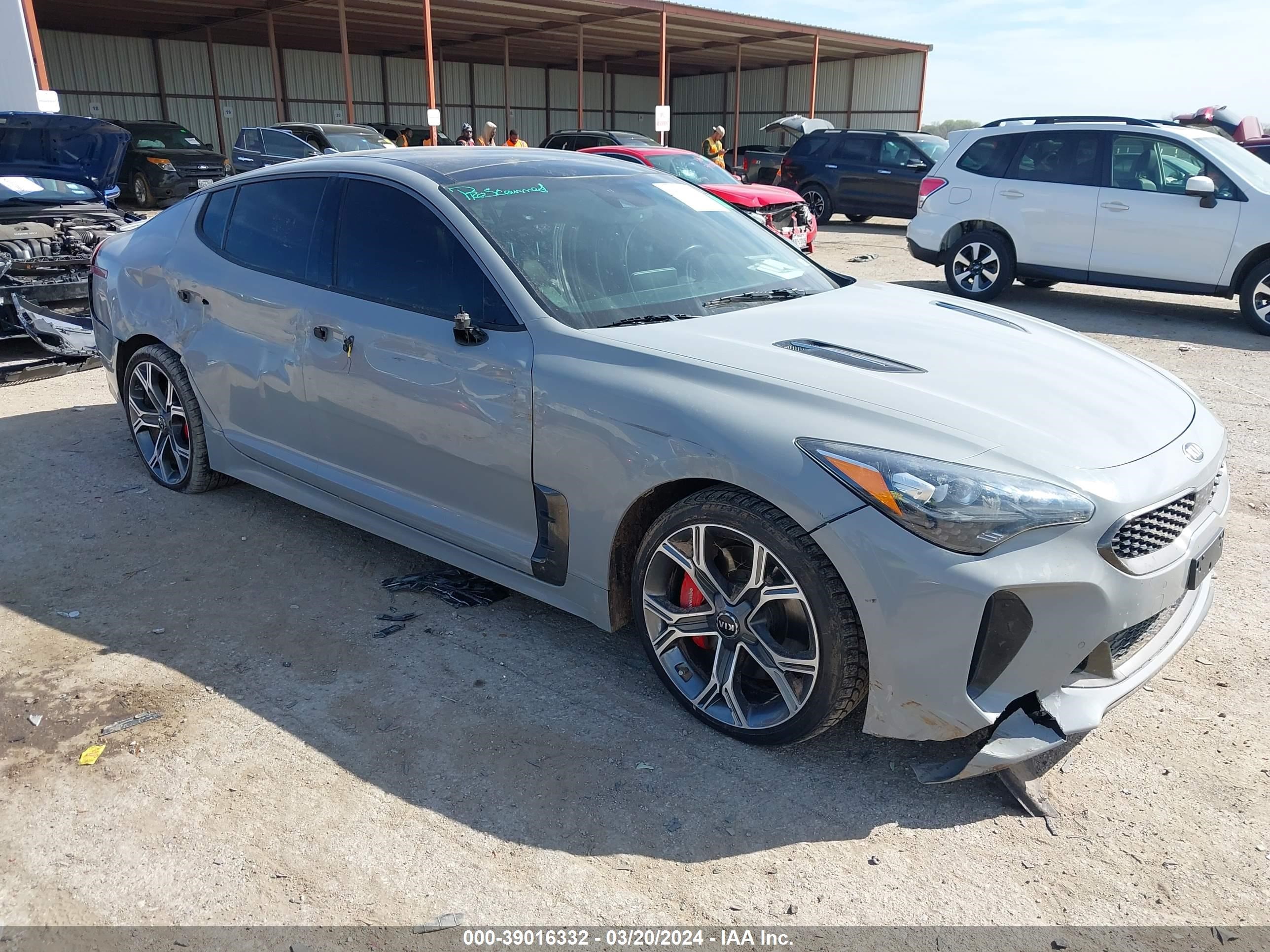 KIA STINGER GT 2019 knae45lc3k6045279