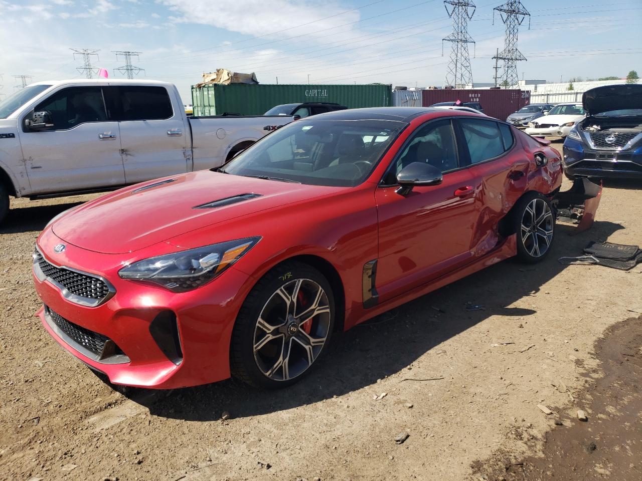 KIA STINGER 2018 knae45lc4j6028733