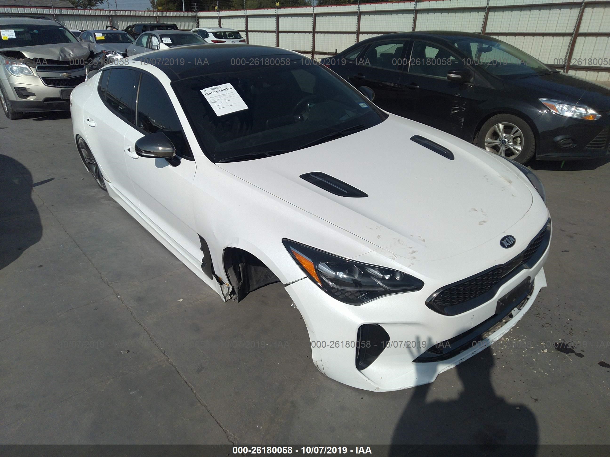 KIA STINGER 2018 knae55lc4j6018037