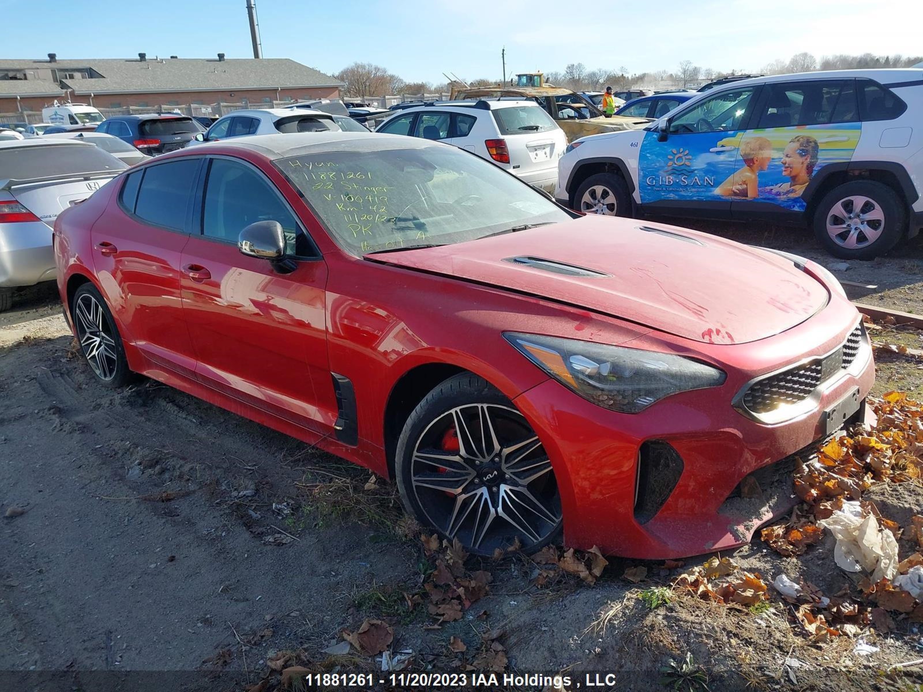 KIA STINGER 2022 knae55lc4n6100419