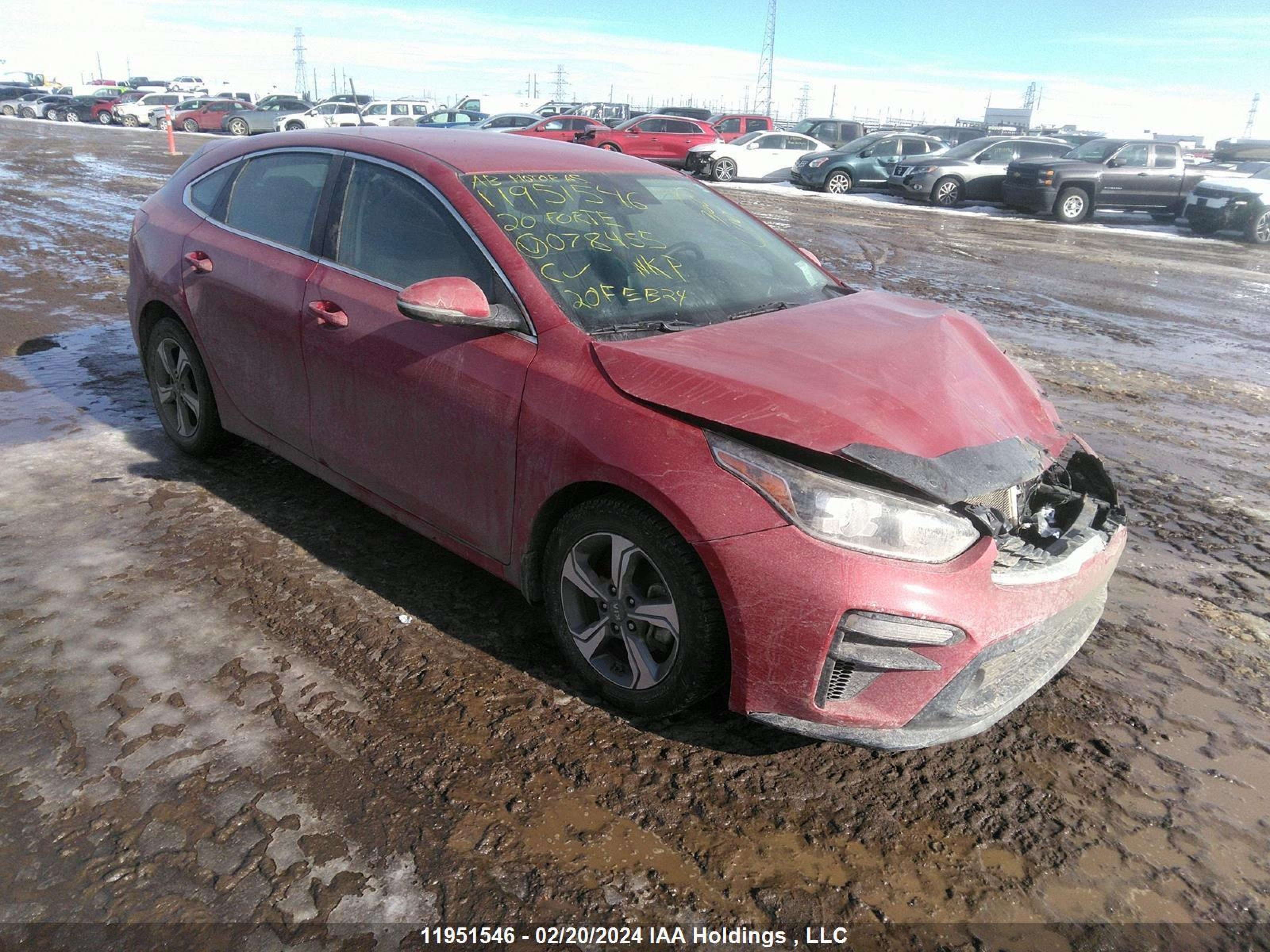 KIA FORTE 2020 knaf55ac3l5078455